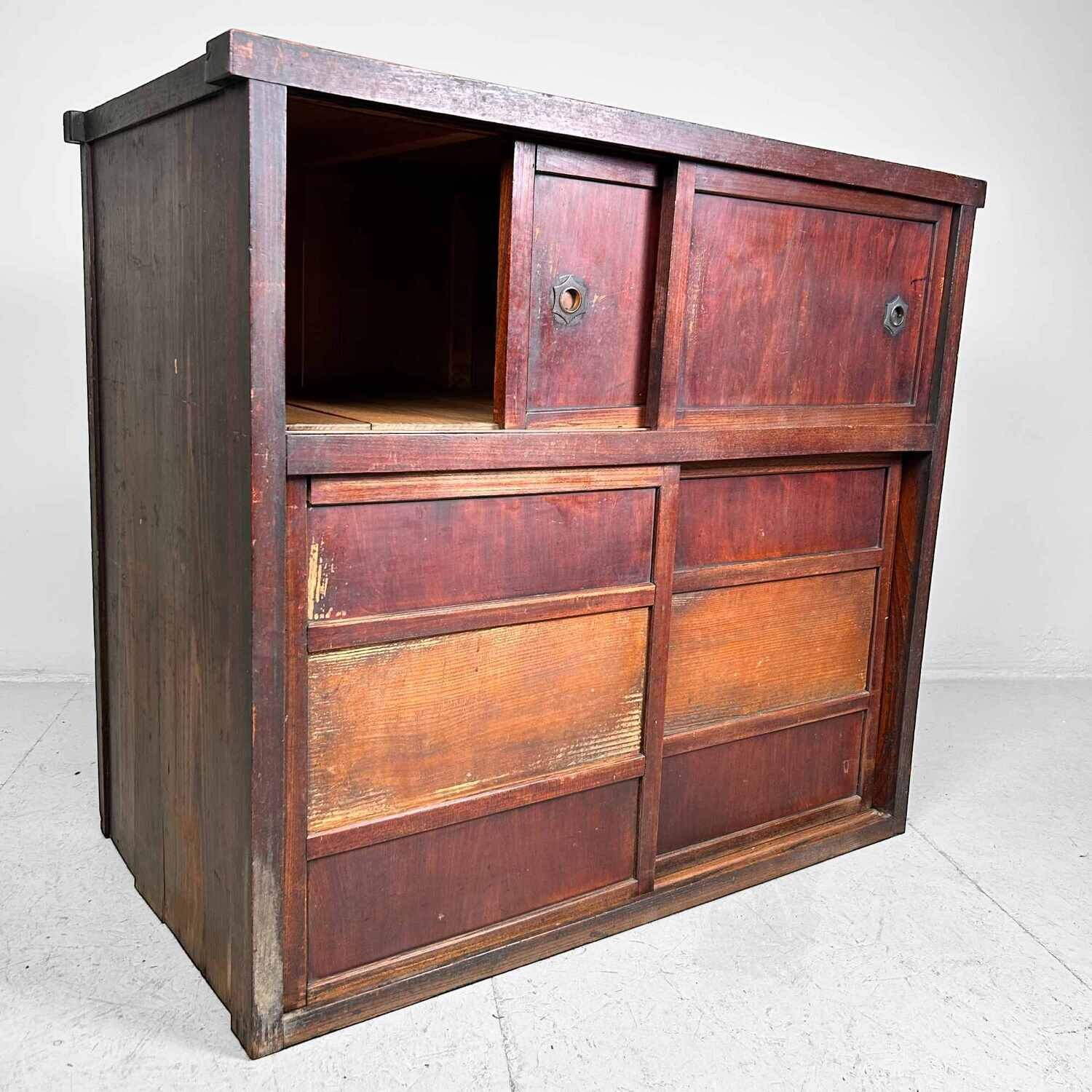 Japanse Traditionele Opberg Tansu Meiji periode