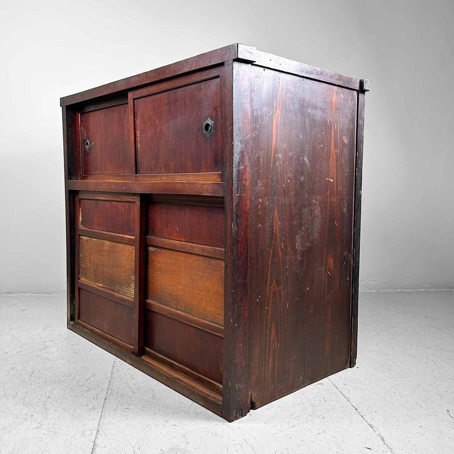 Japanse Traditionele Opberg Tansu Meiji periode
