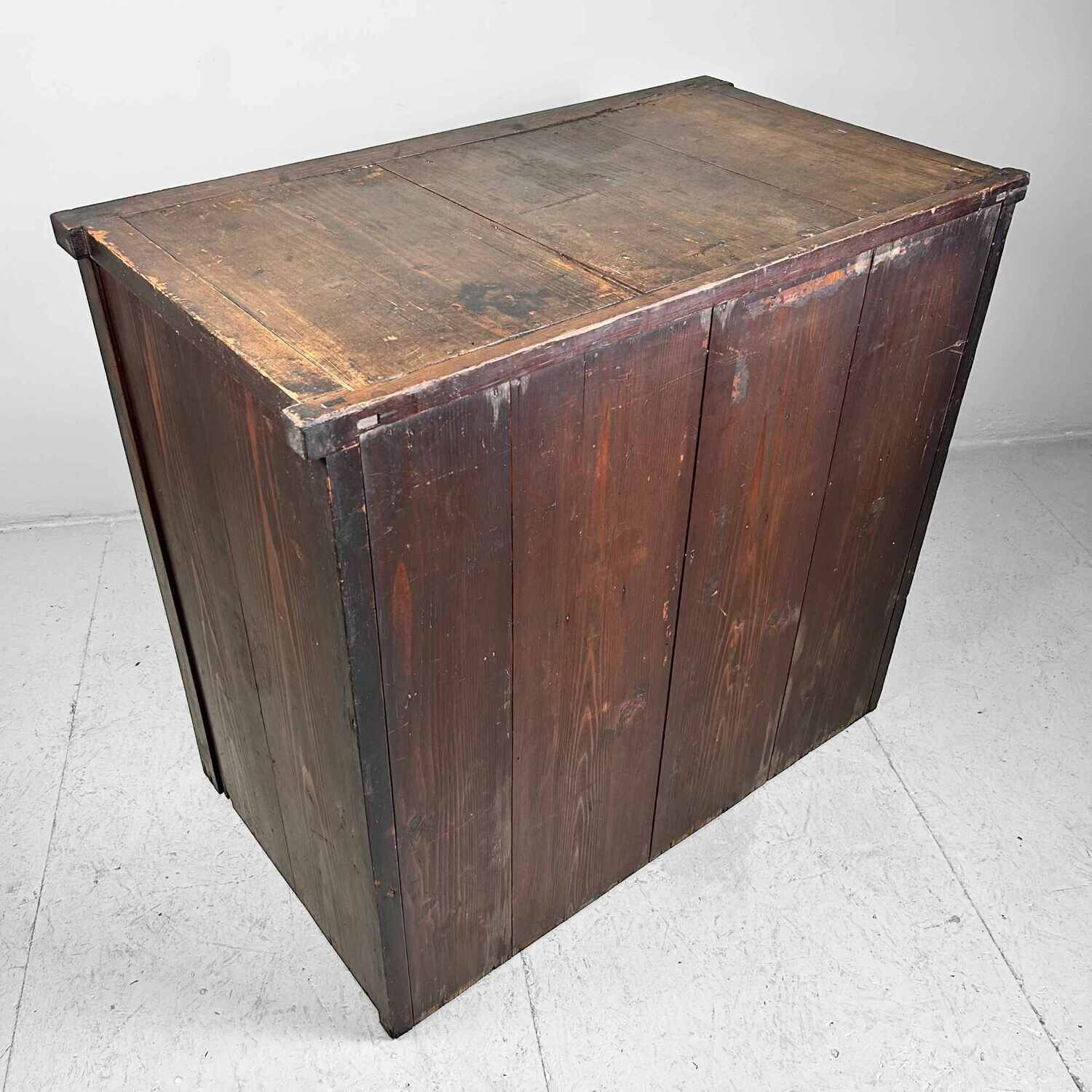 Japanse Traditionele Opberg Tansu Meiji periode