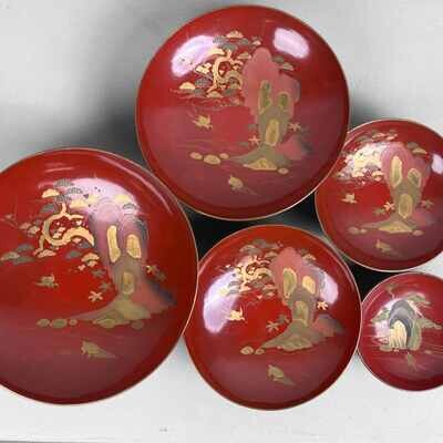 Sakazuki Maki-e Lakwerk 蒔絵 Meiji-periode Japan