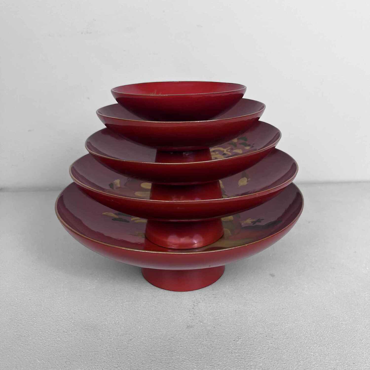 Sakazuki Maki-e 蒔絵 Lacquerware Meiji Period Japan