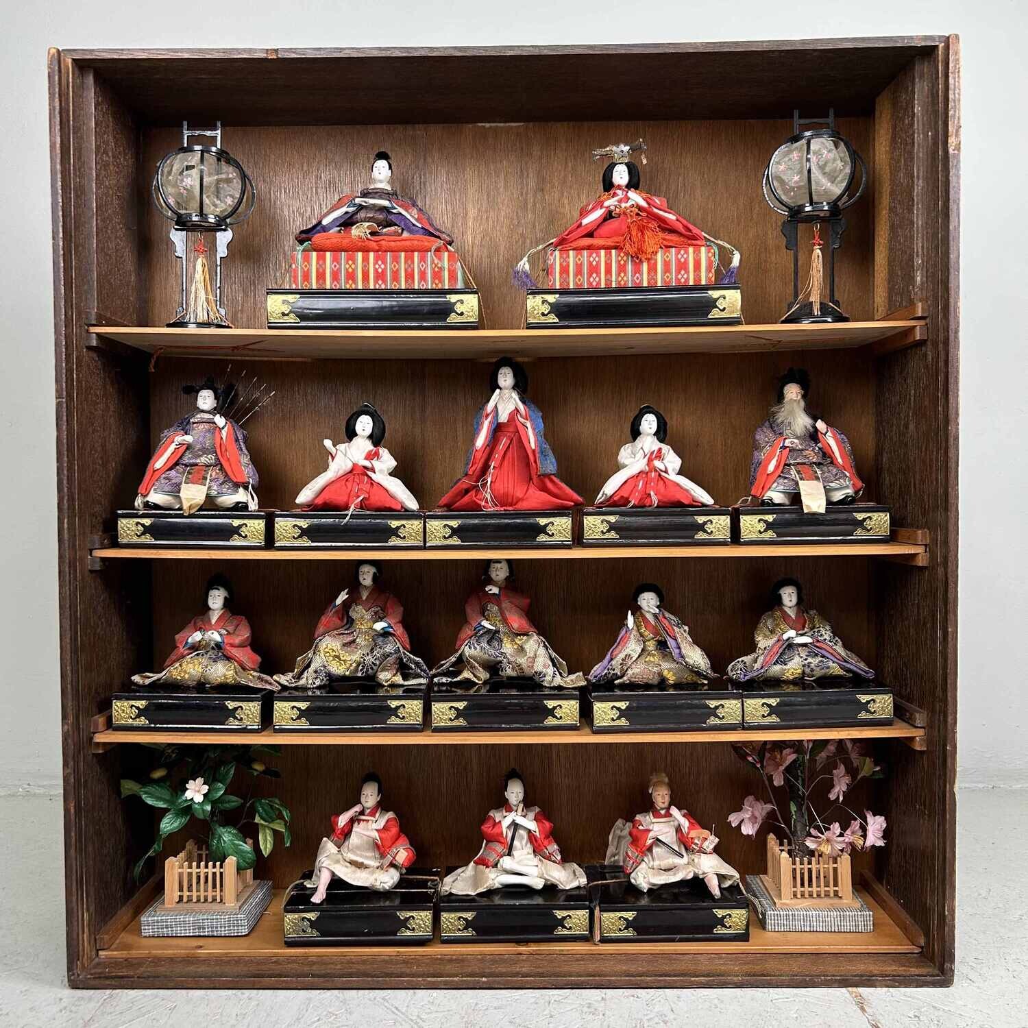 Traditional Hina Matsuri Doll Set - Meiji Era - Japan
