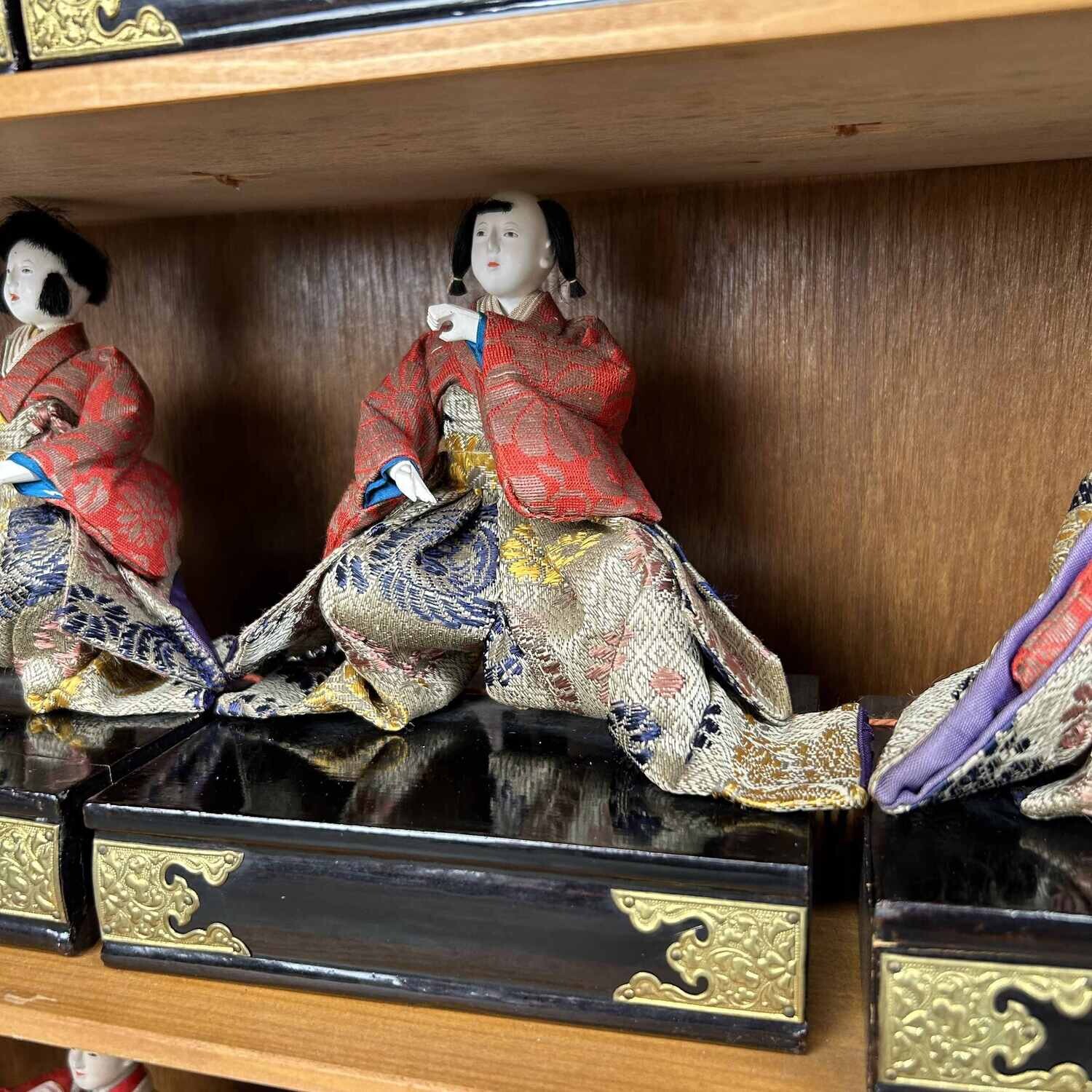 Traditional Hina Matsuri Doll Set - Meiji Era - Japan
