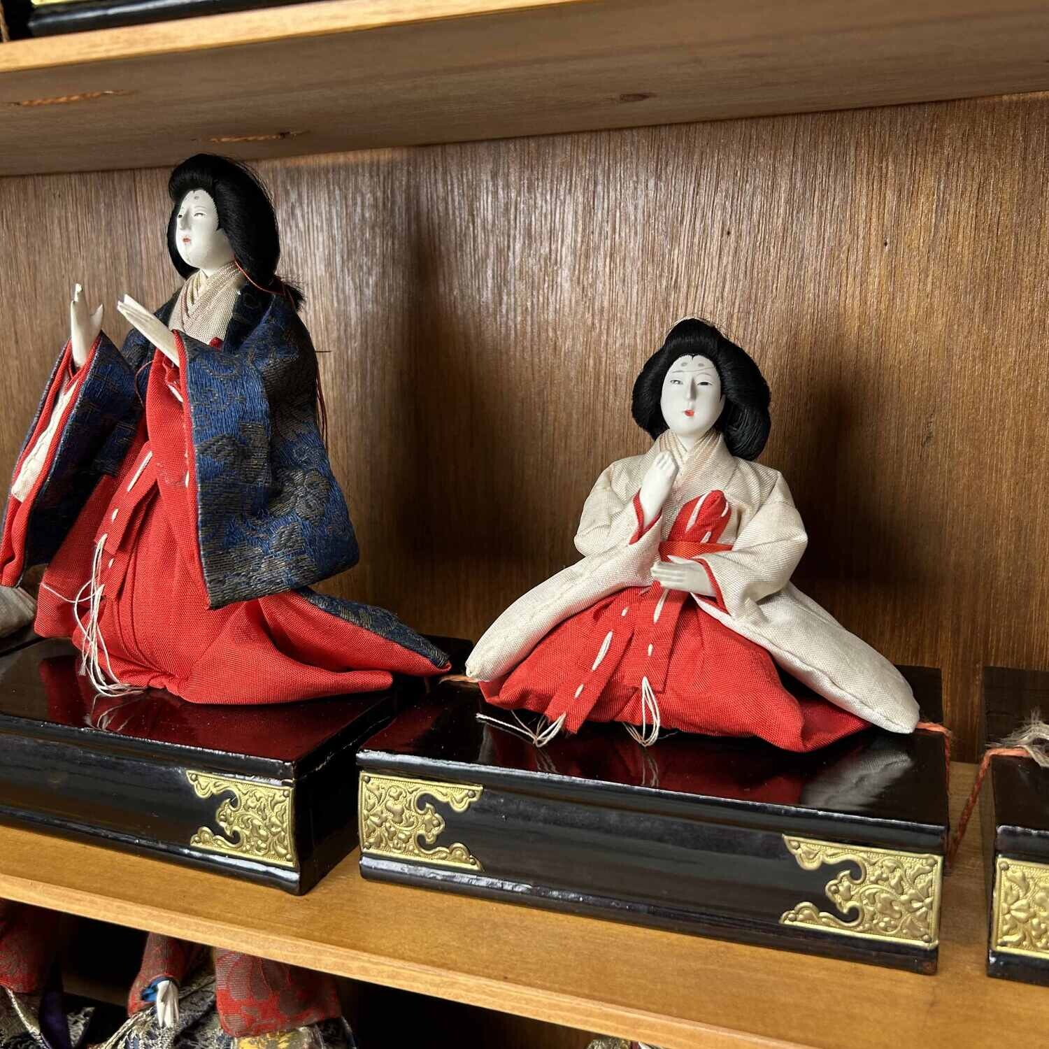 Traditional Hina Matsuri Doll Set - Meiji Era - Japan