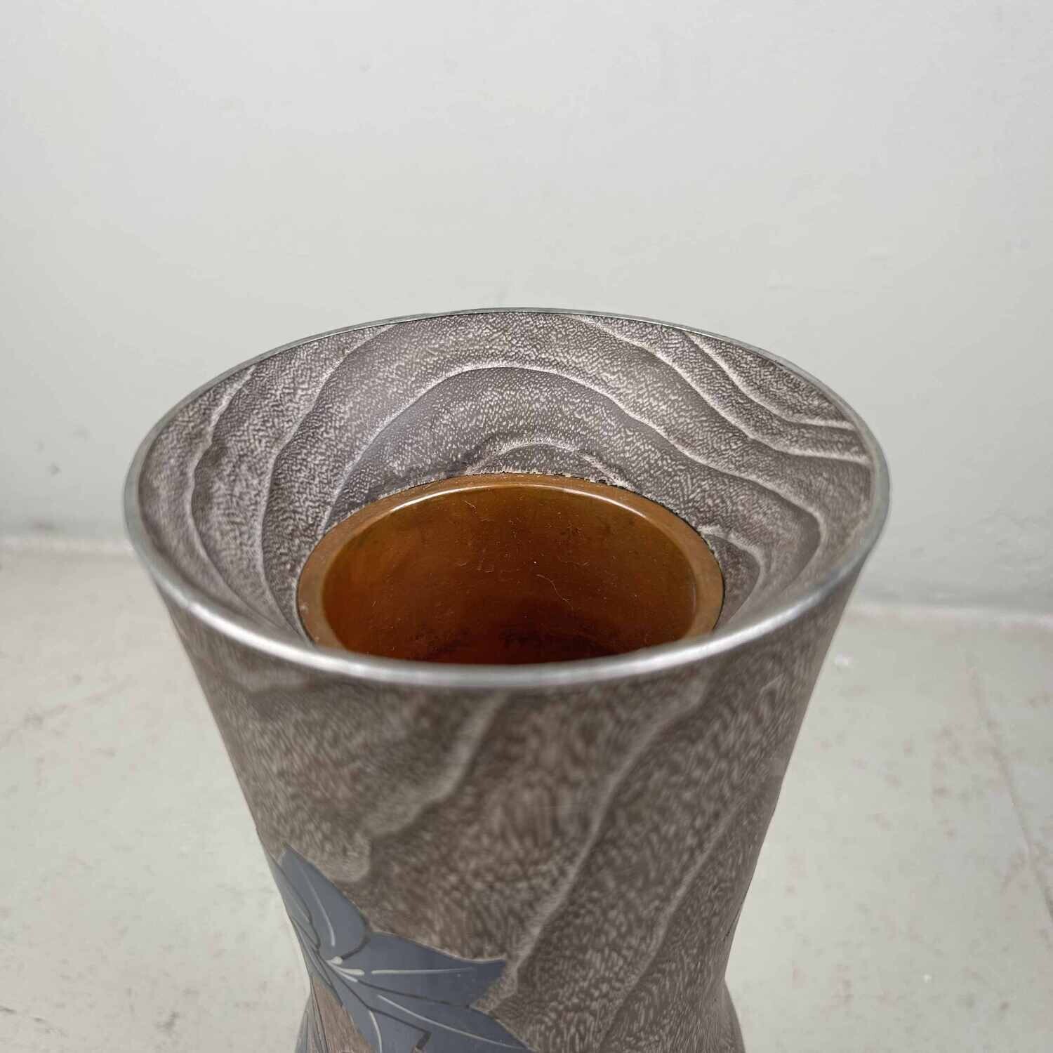 Wooden Vintage Ikebana Vase from the 1980s, Japan.