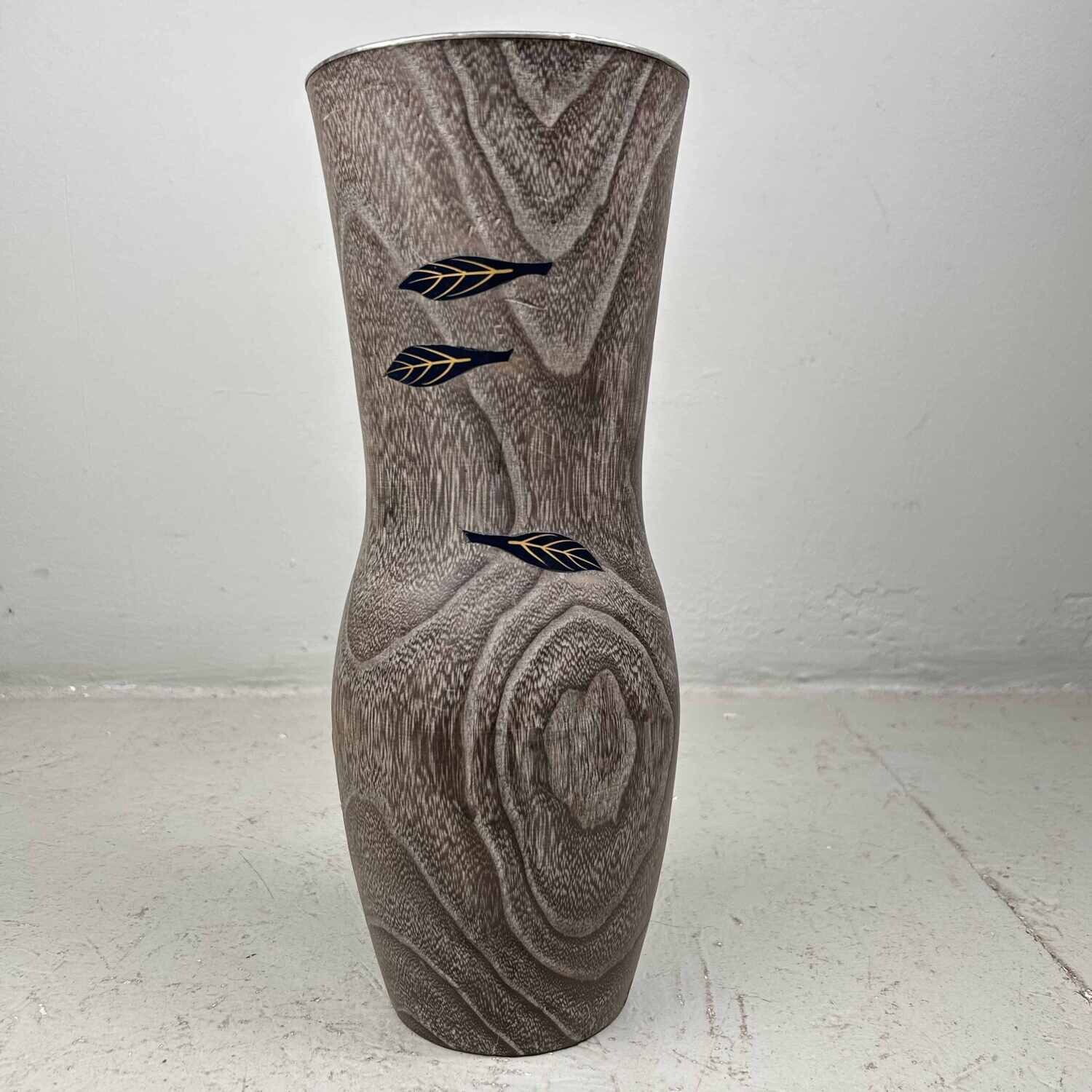 Wooden Vintage Ikebana Vase from the 1980s, Japan.