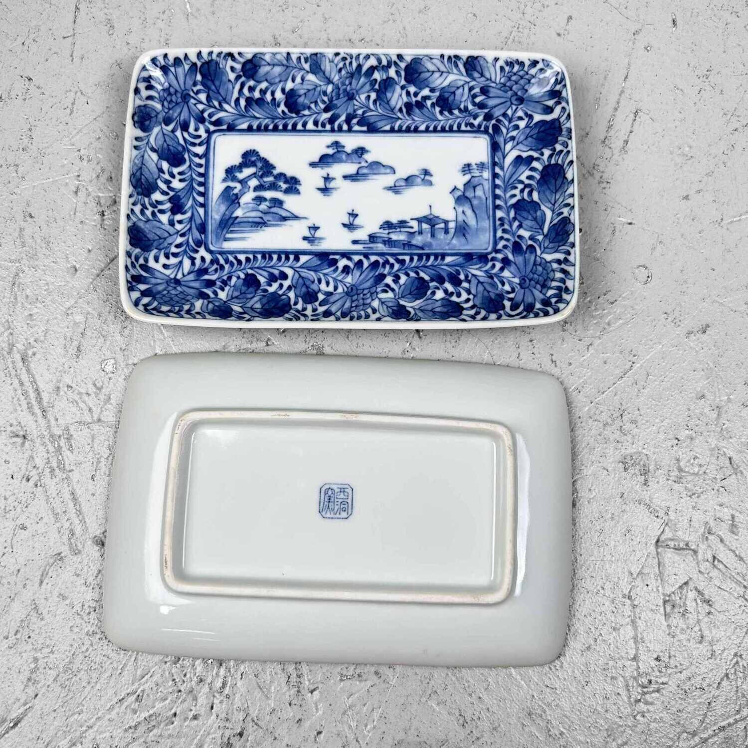 Vintage Sushi Sashimi Mino Ware Set 1980s