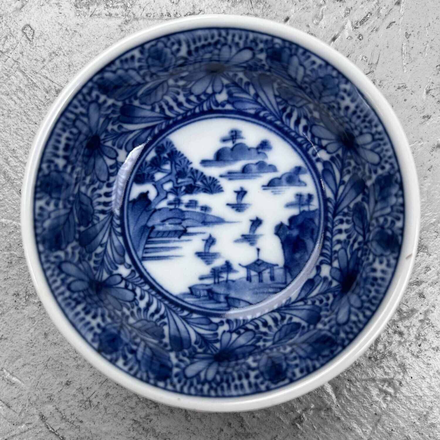 Vintage Sushi Sashimi Mino Ware Set 1980s