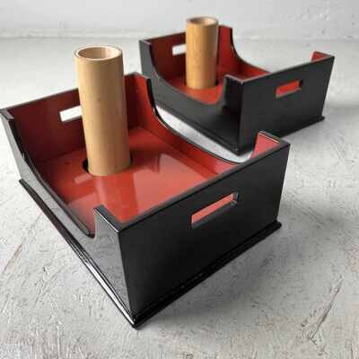 Set Japanse Rokerstafels Tabako Bon (たばこ盆), vroege Shōwa