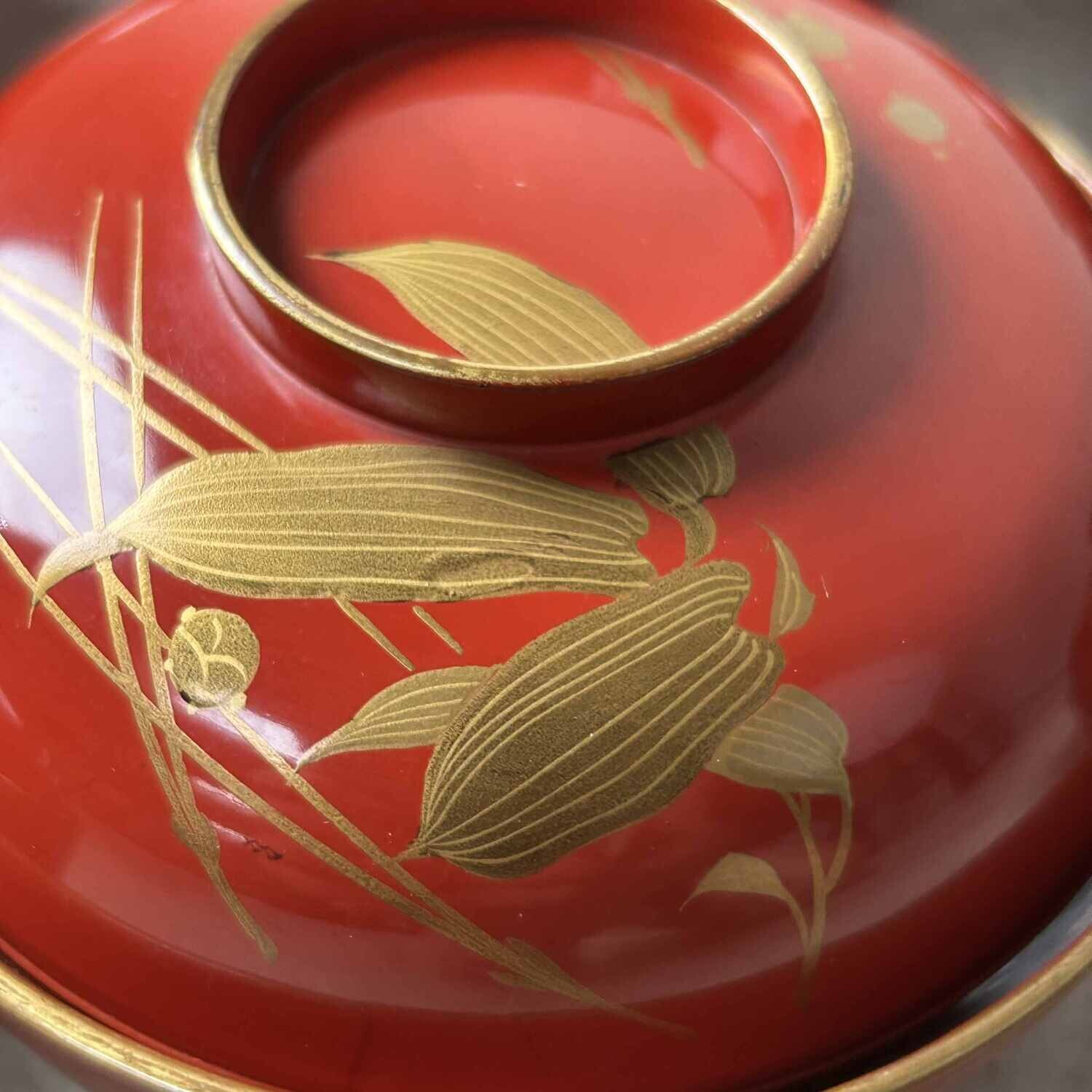 Urushi Maki-e Rijstkom Japan (1912-1926)