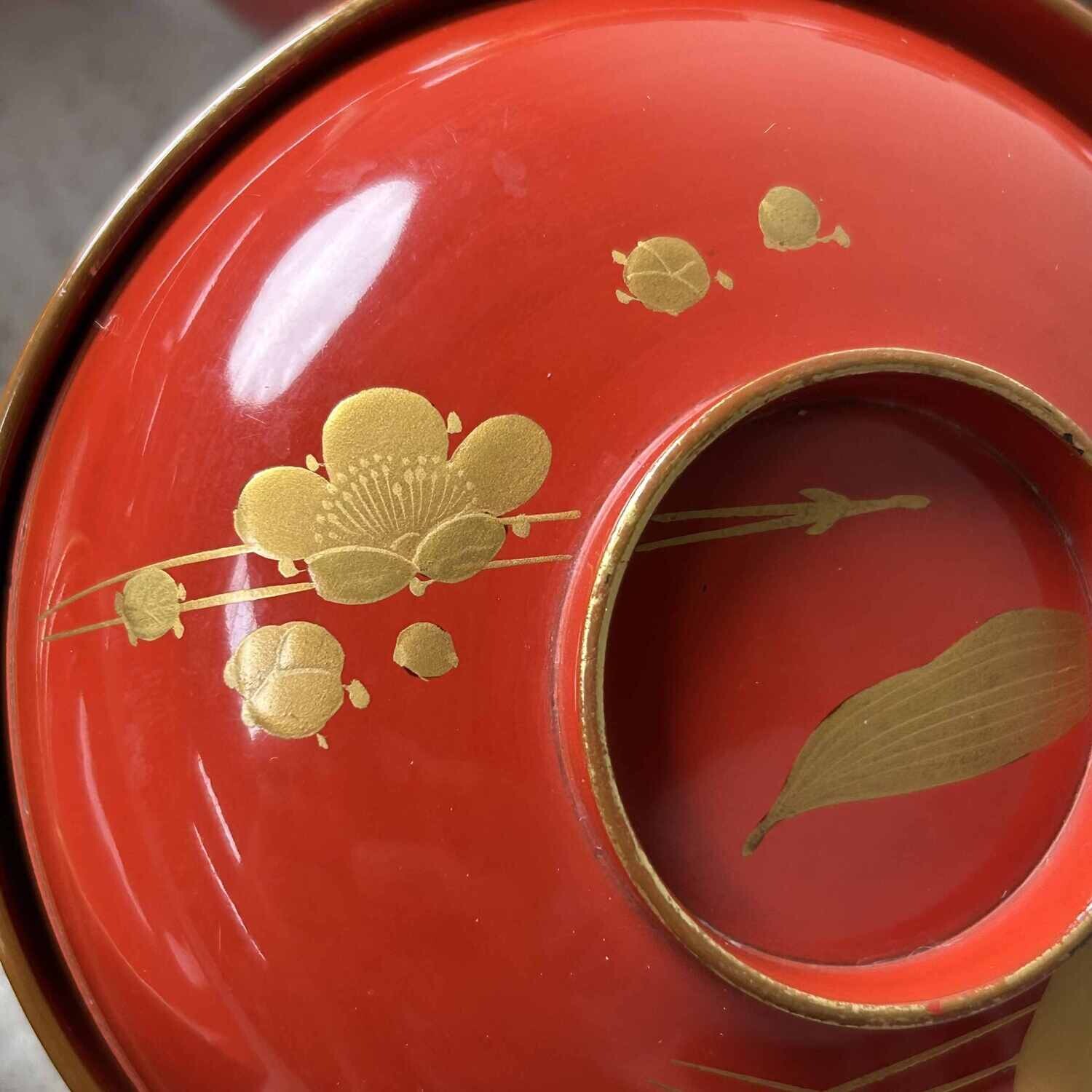 Urushi Maki-e Rijstkom Japan (1912-1926)