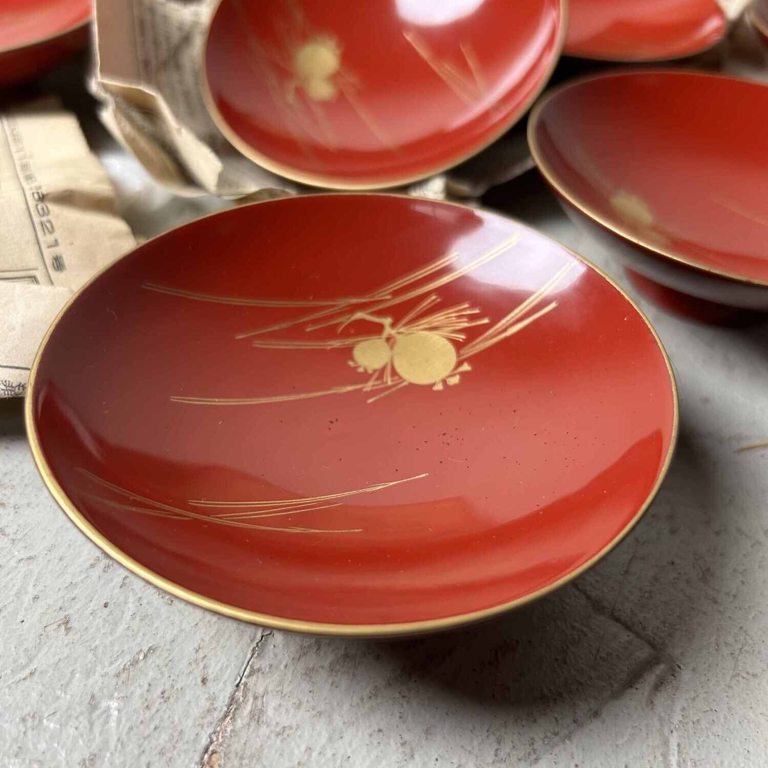 Sakazuki (盃) Sake Cups from Japan (1912-1926), the Taisho period.