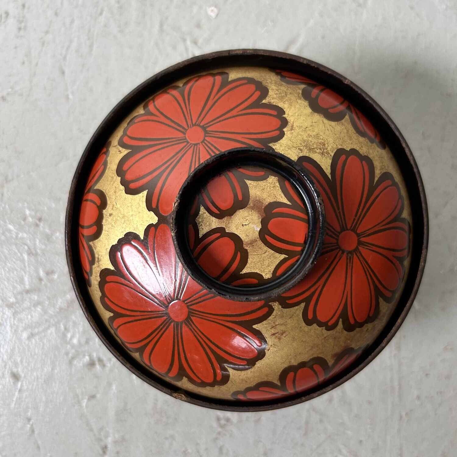 Antique Japanese Urushi Maki-e Rice Bowl (お椀)