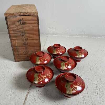 Urushi Maki-e Rijstkom Sakura Japan (1912-1926)