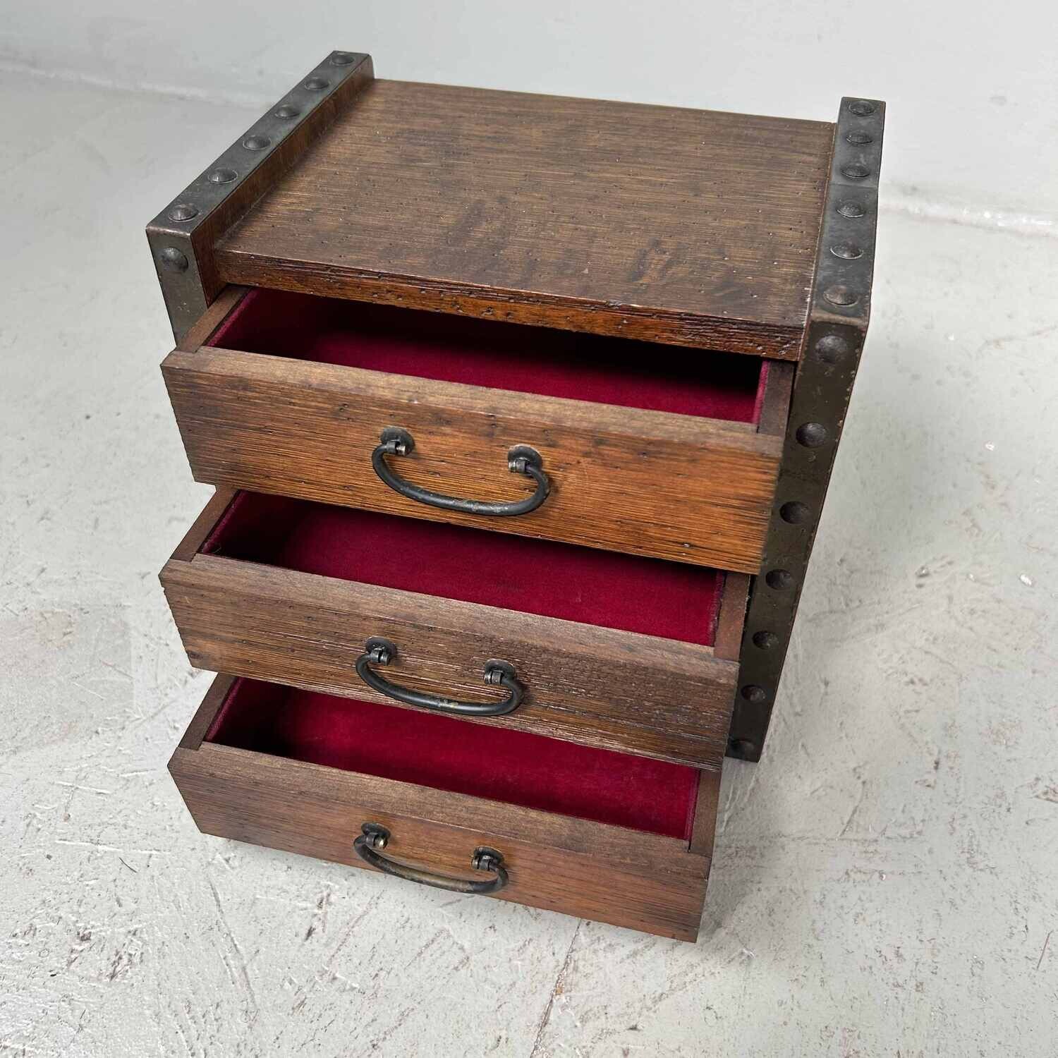 Kleine Japanse Juwelen Ladekast Shōwa-periode (昭和時代)