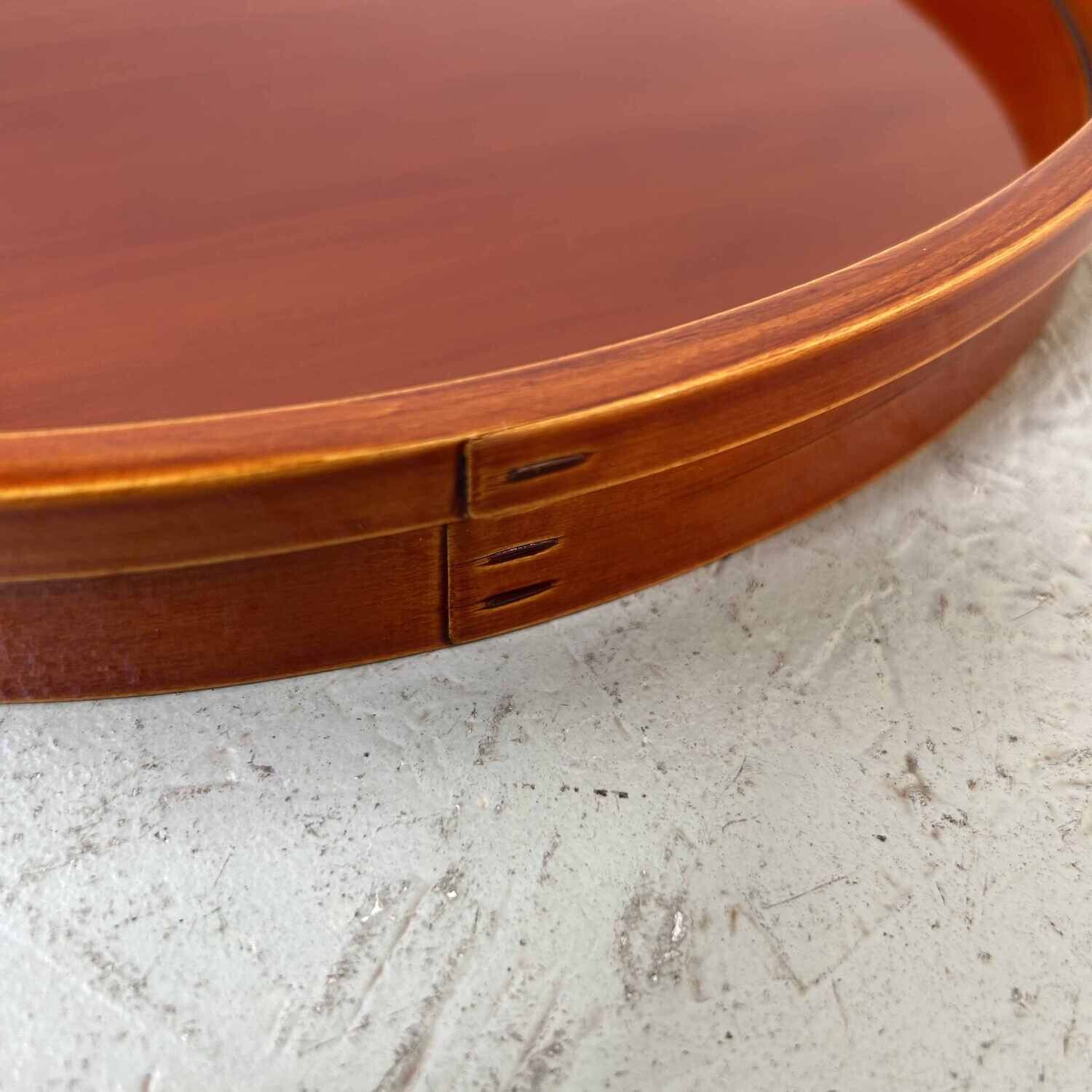 Japanese Shunkei-Nuri (春慶塗り) tray from the '50s-'60s.