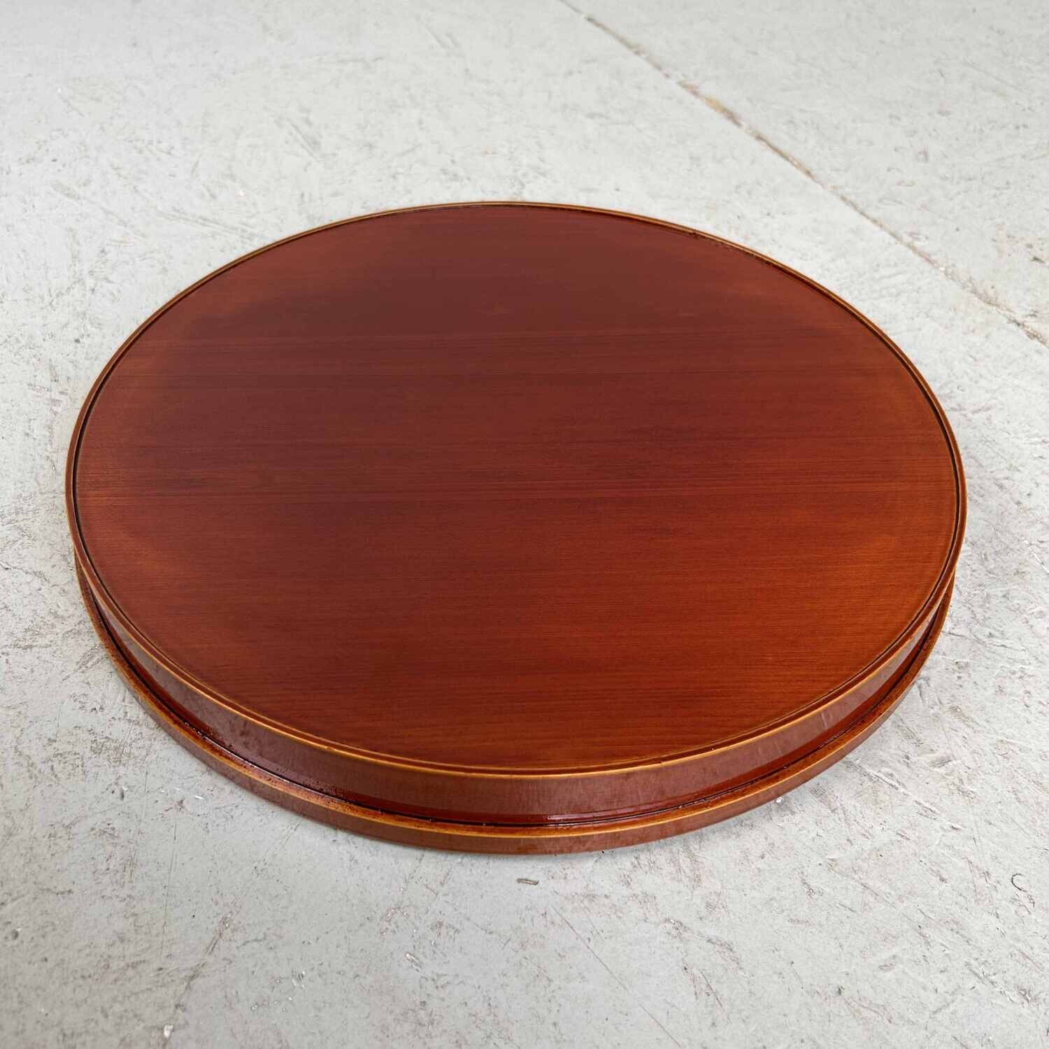 Japanese Shunkei-Nuri (春慶塗り) tray from the '50s-'60s.