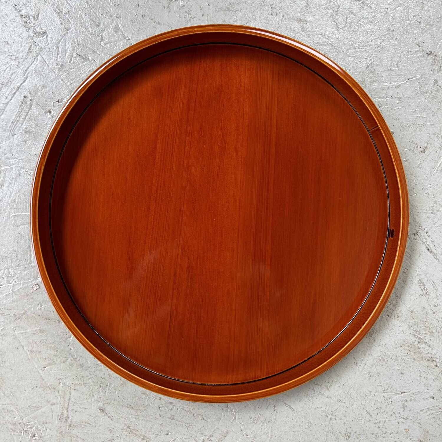 Japanese Shunkei-Nuri (春慶塗り) tray from the '50s-'60s.