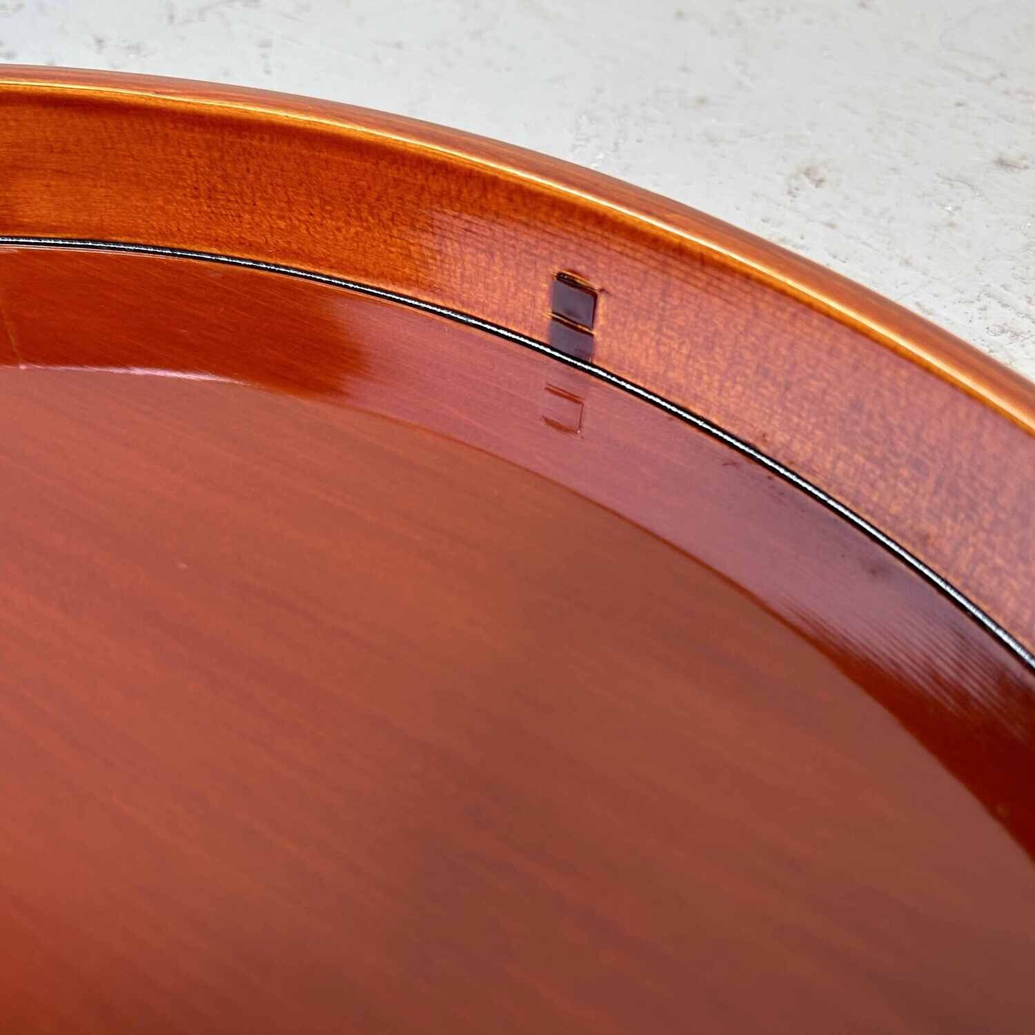 Japanese Shunkei-Nuri (春慶塗り) tray from the '50s-'60s.