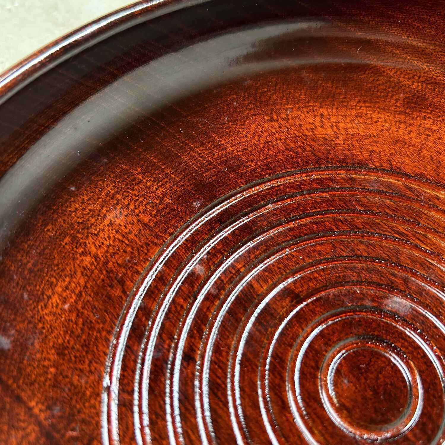 Wooden (トチノキ) Serving plate set from Japan, 1950s-1960