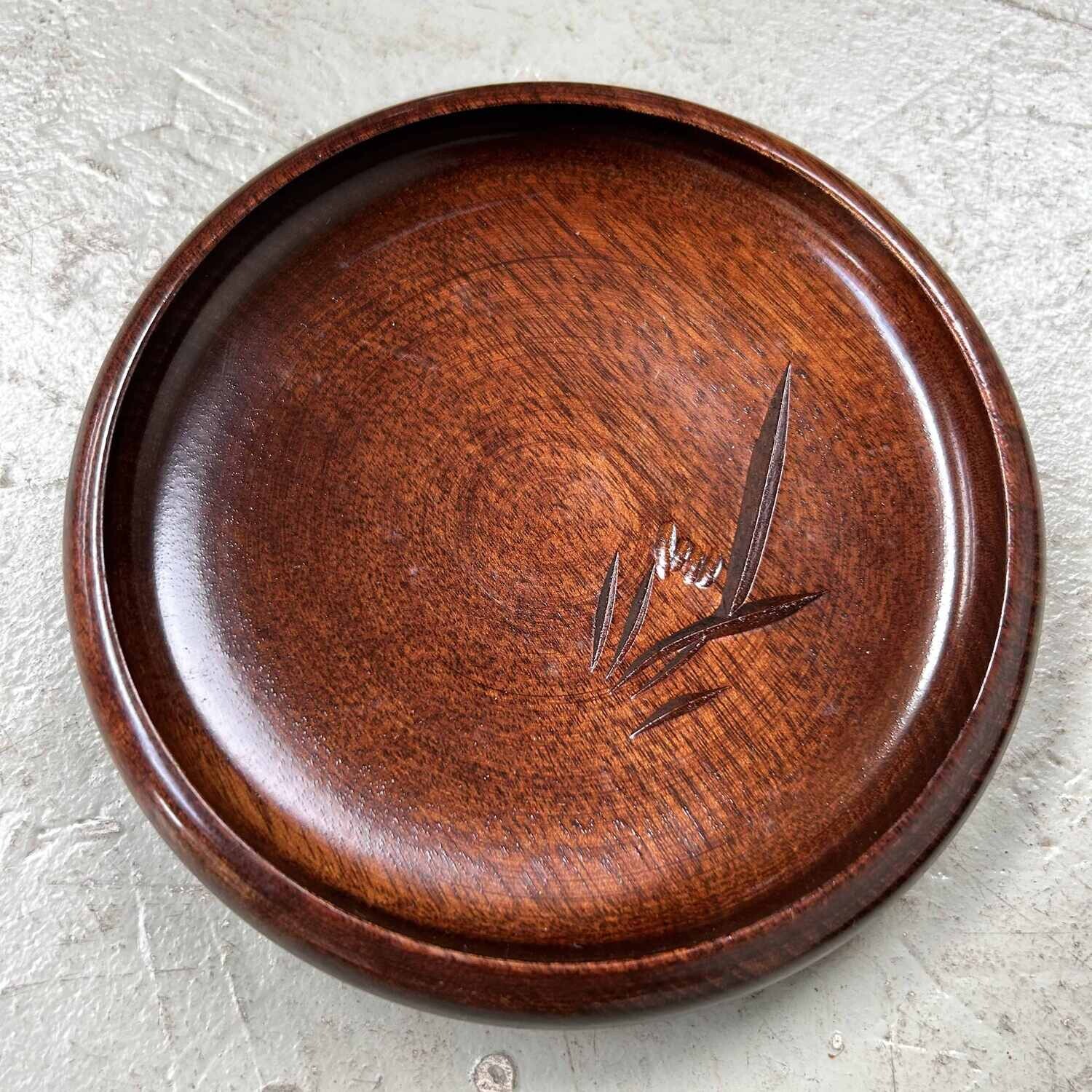 Wooden (トチノキ) Serving plate set from Japan, 1950s-1960