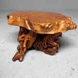 Mid Century Yakusugi (屋久杉​) Burl Wood Plant Stand Japan