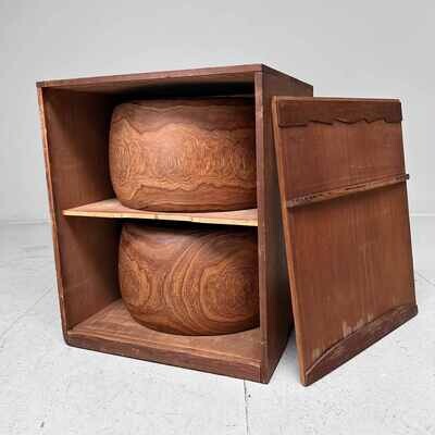 Set of traditional Hibachi (火鉢) / Japanese fire pots from the Meiji period.