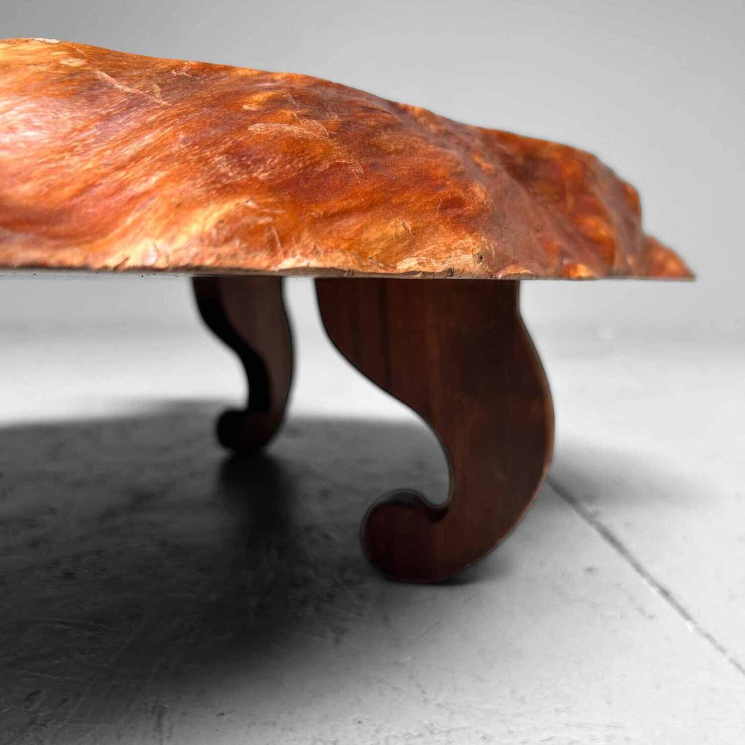 Yakusugi (屋久杉​) Burl Wood Plant Stand, Japan, jaren '50.