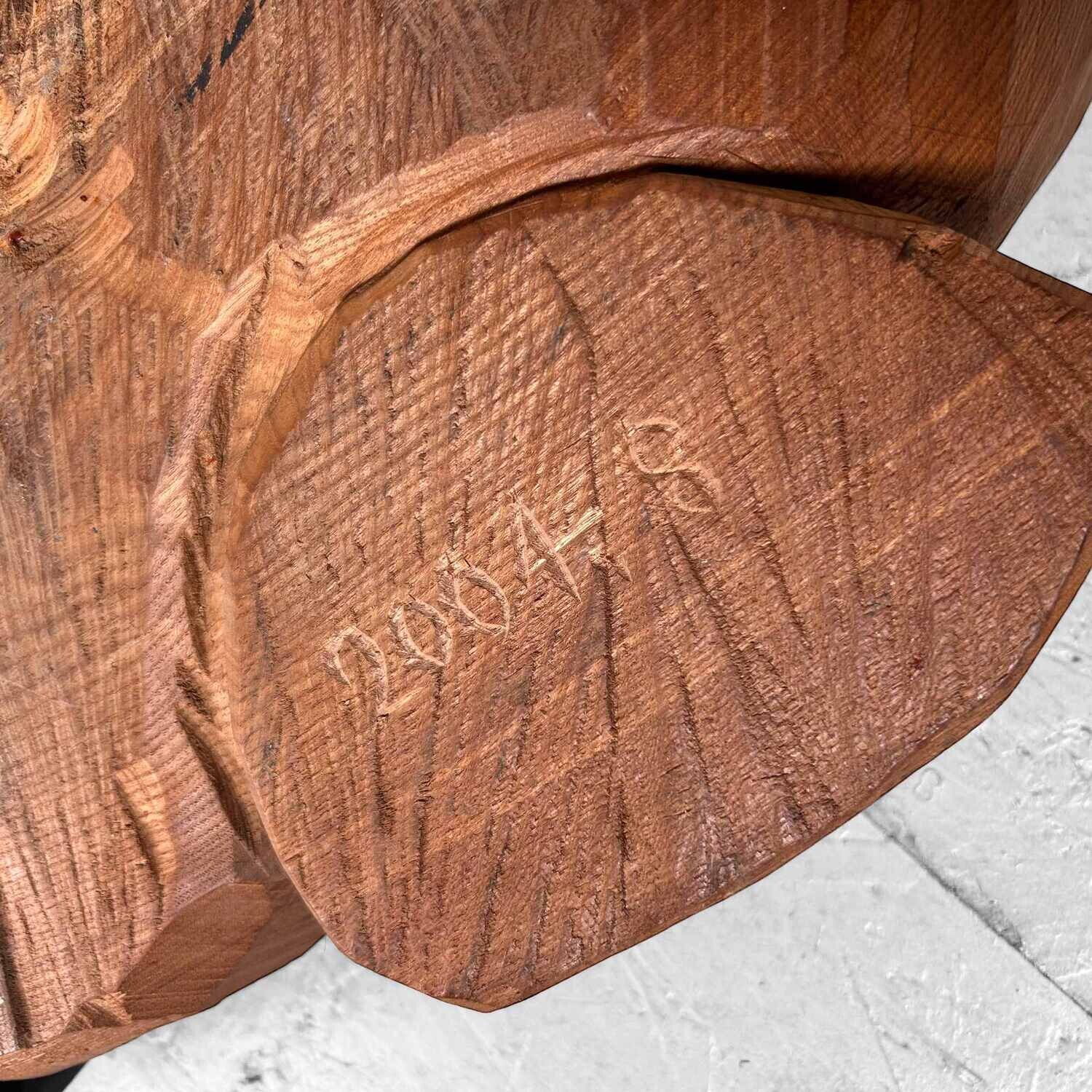 Decoratieve Krokodil Houtsnijwerk Japan 2004