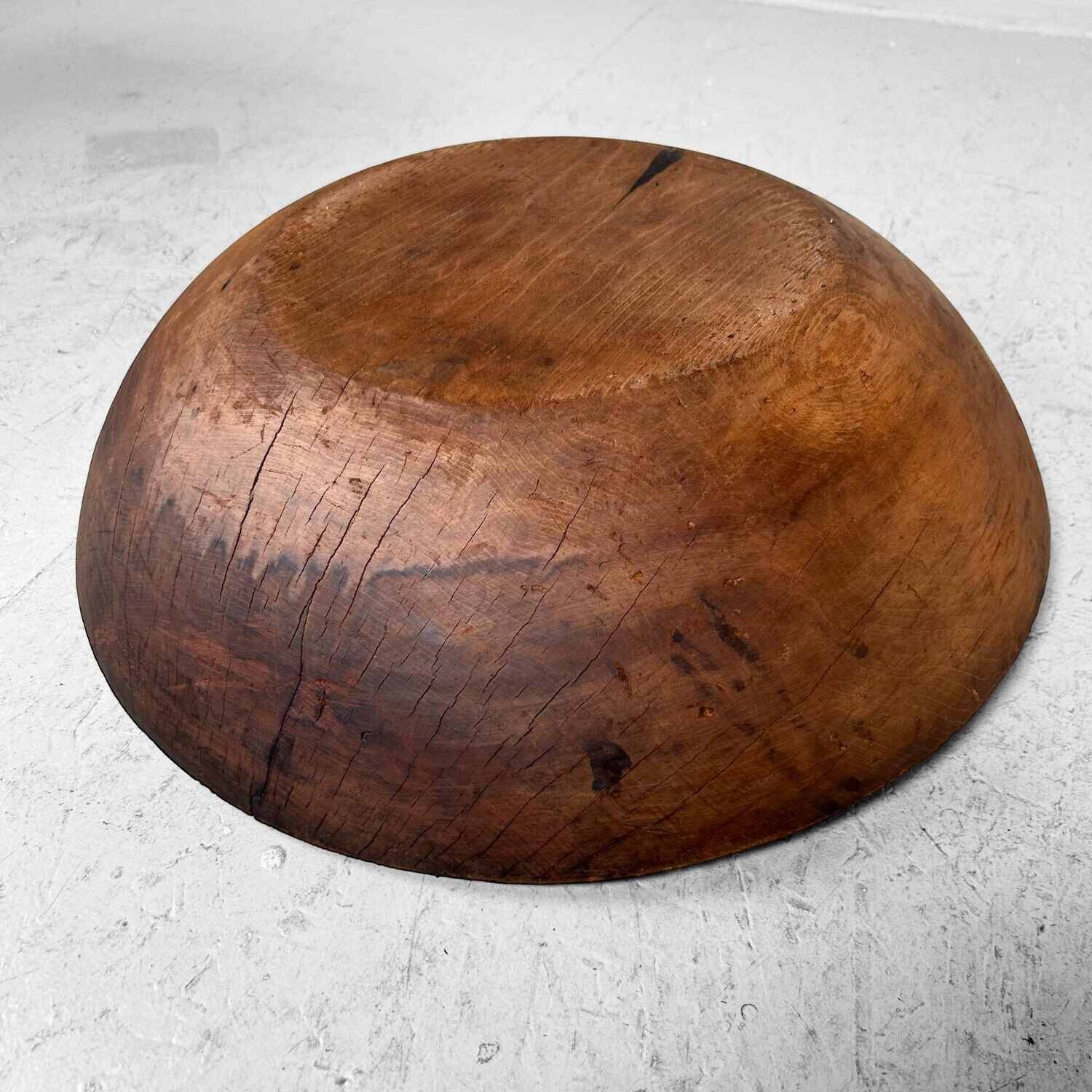 Wooden Dough Bowl, Japan, Meiji Period (1868-1912).