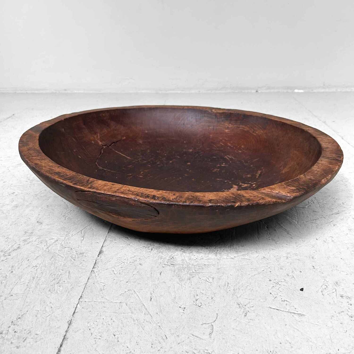 Wooden Dough Bowl, Japan, Meiji Period (1868-1912).
