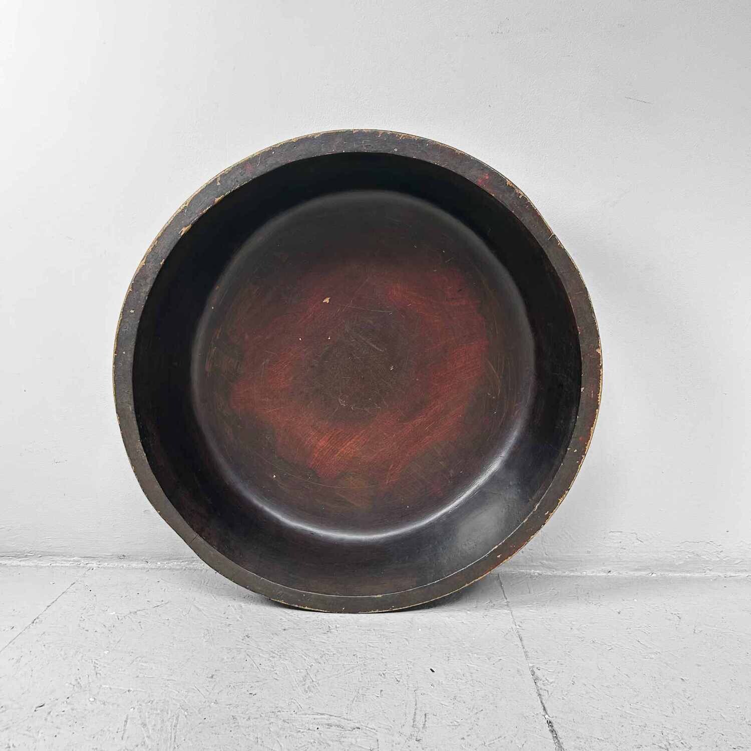 Grote Houten Deegkom Japan Meiji-periode (1868-1912)