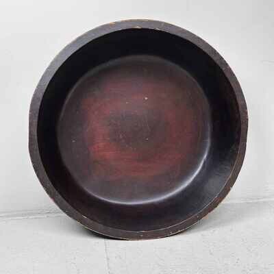 Large Wooden Dough Bowl Japan, Meiji Period (1868-1912)