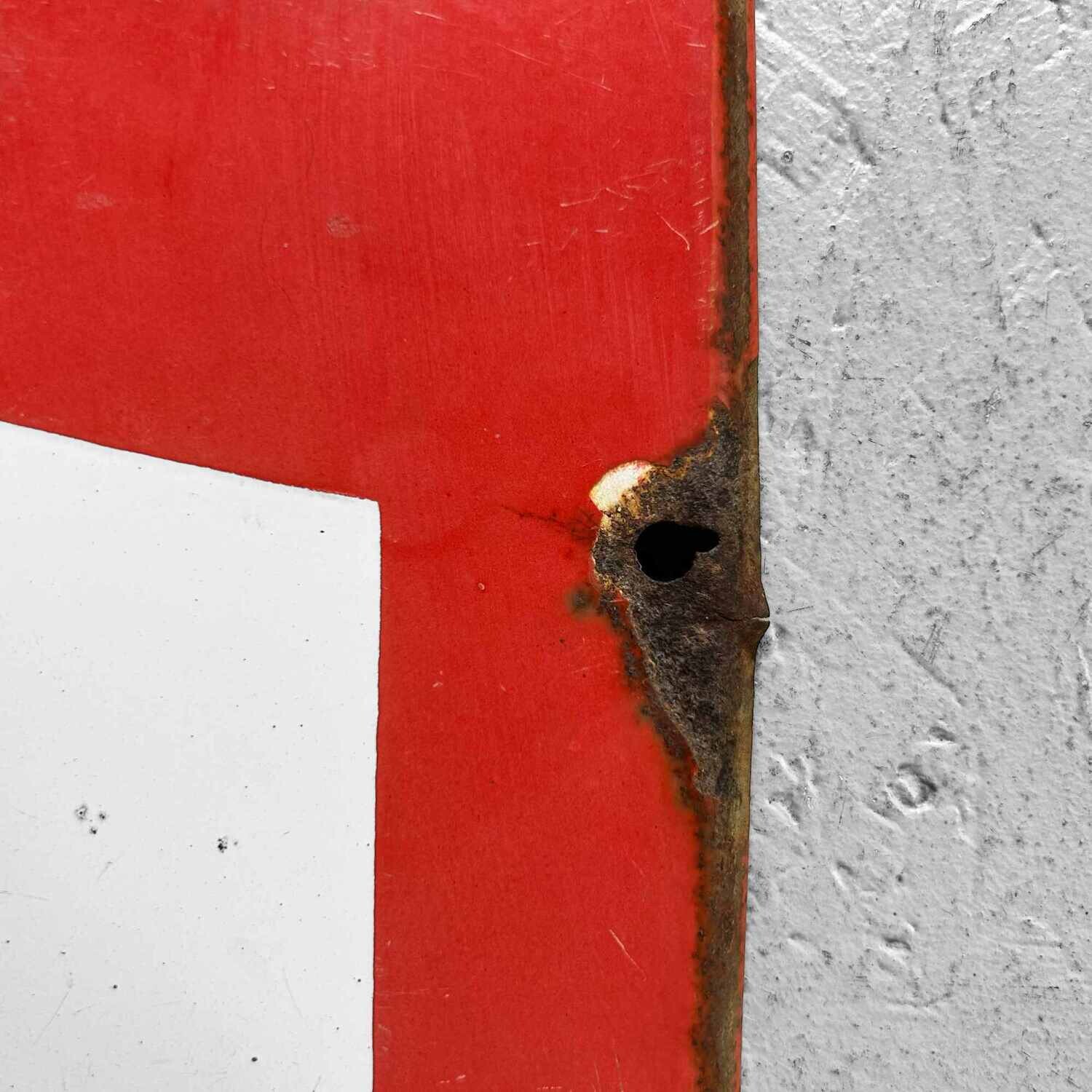 Vintage reclamebord "ヘアクリーム" jaren '50 Japan