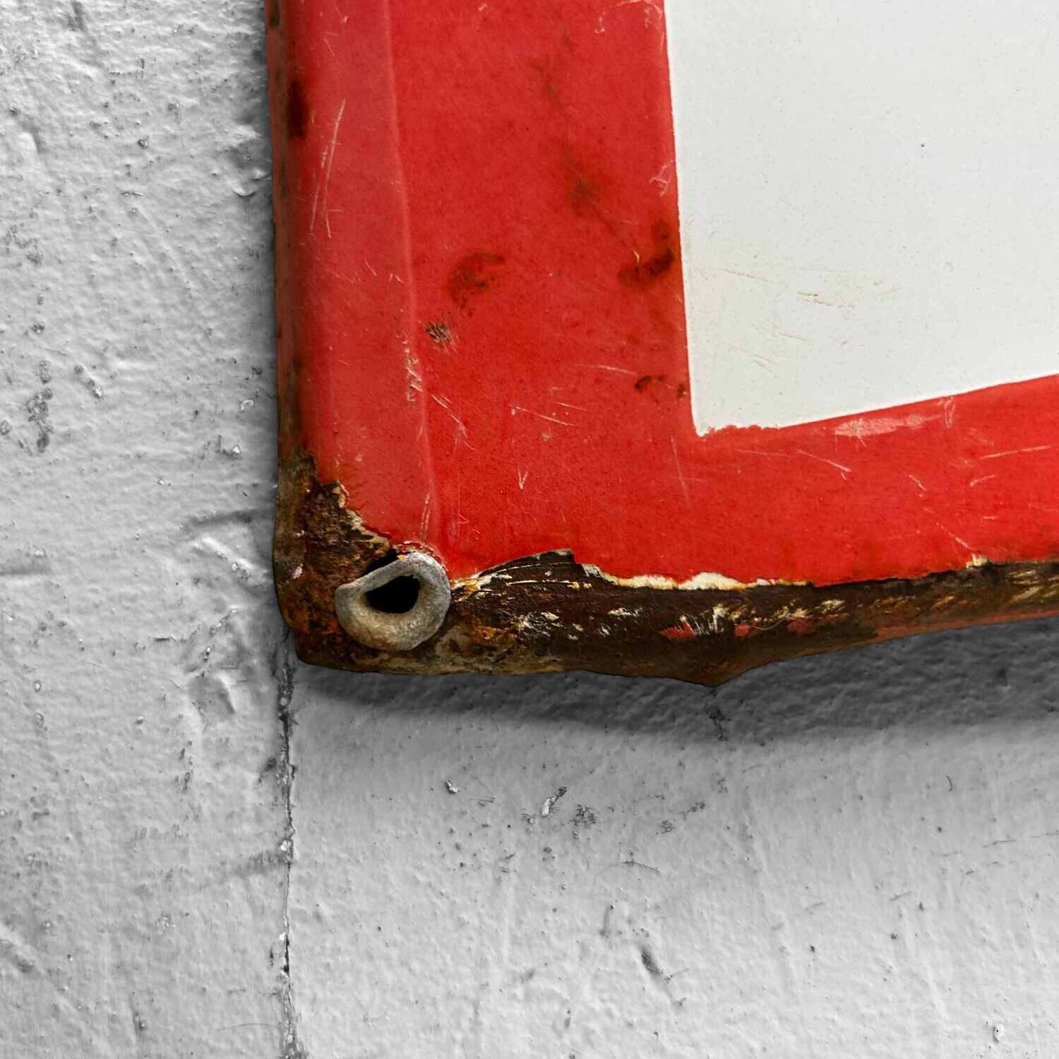 Vintage reclamebord "ヘアクリーム" jaren '50 Japan