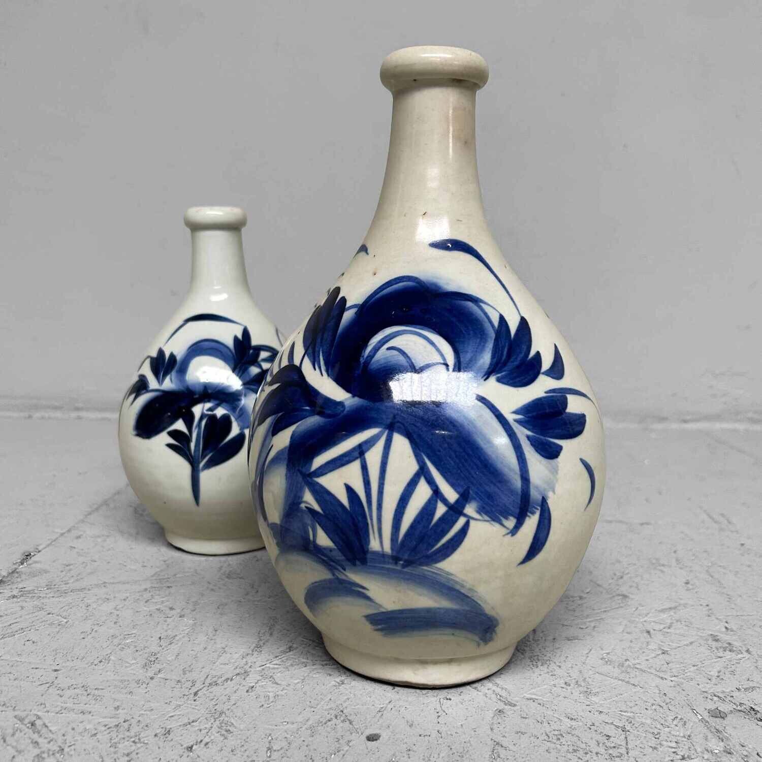 Set Porseleinen Tokkuri Sake Ko-Imari 古伊万里焼 Meiji Japan