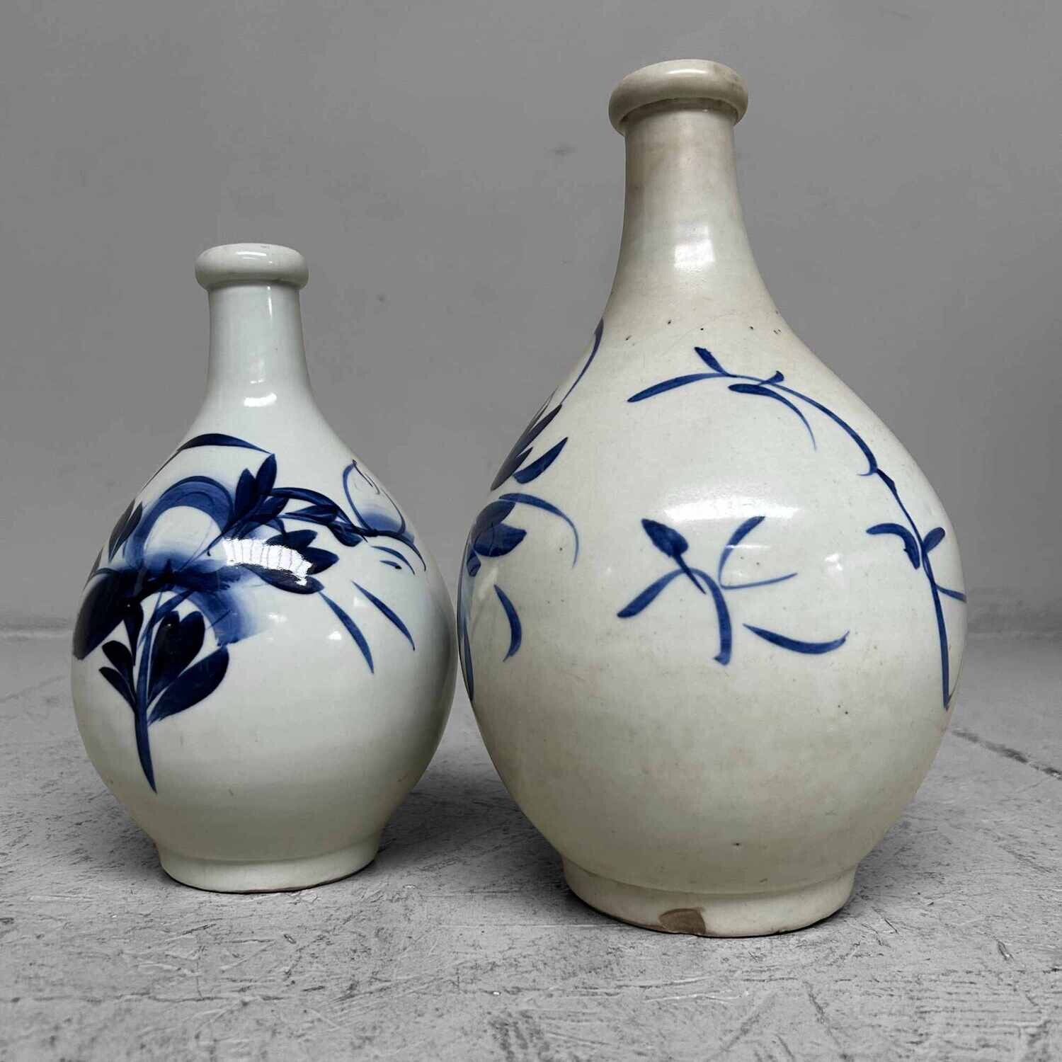 Set Porseleinen Tokkuri Sake Ko-Imari 古伊万里焼 Meiji Japan
