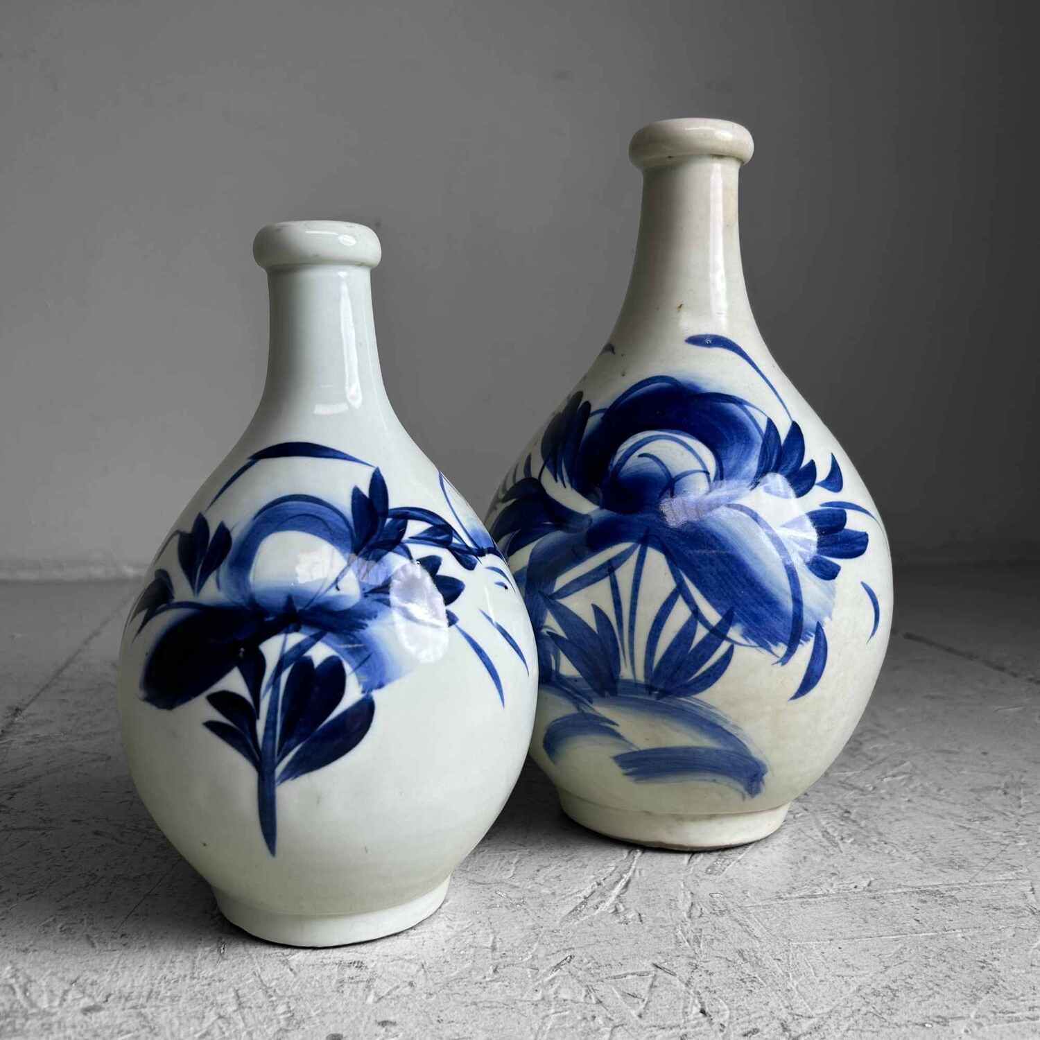Set Porseleinen Tokkuri Sake Ko-Imari 古伊万里焼 Meiji Japan