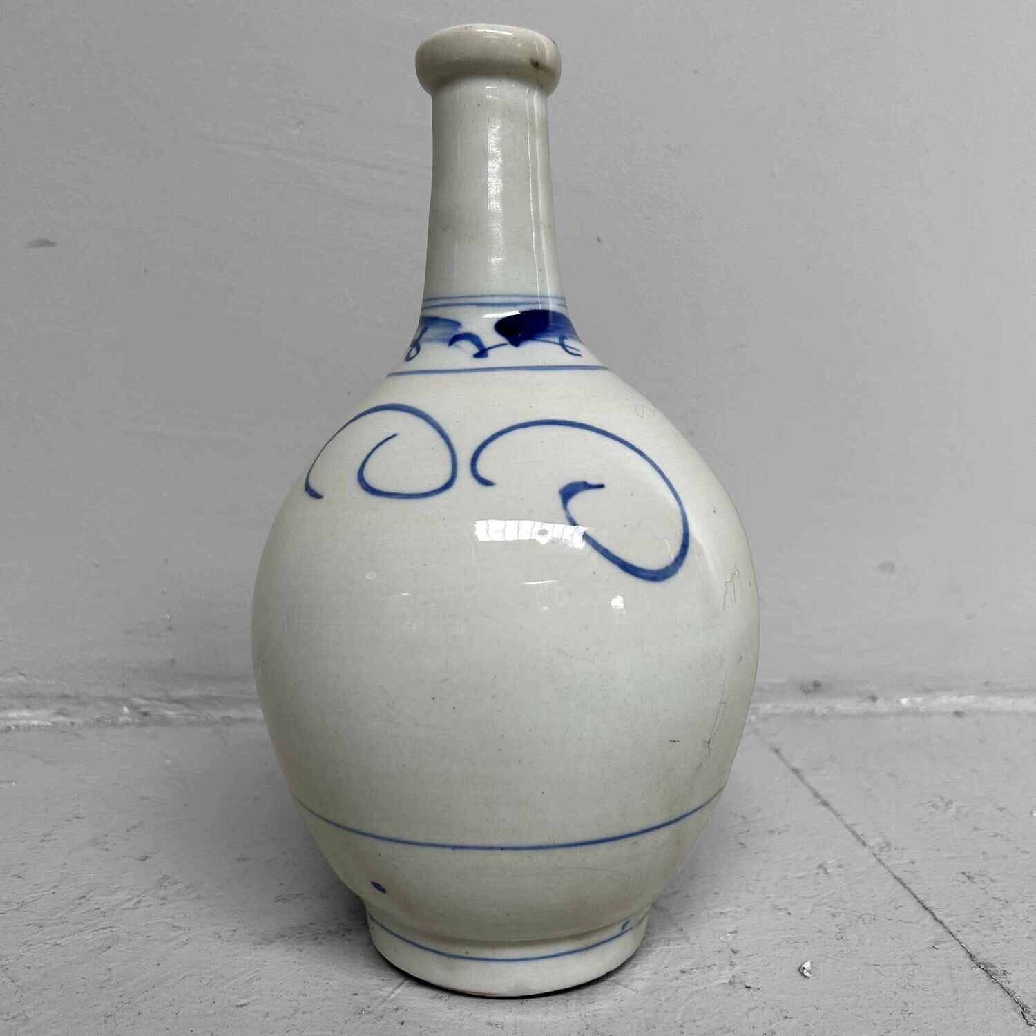 Porseleinen Tokkuri Sake Ko-Imari 古伊万里焼 Meiji Japan
