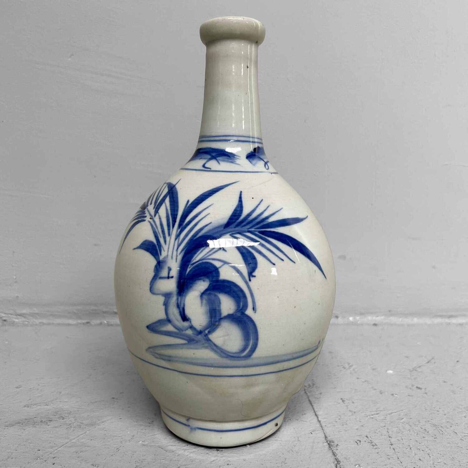 Porseleinen Tokkuri Sake Ko-Imari 古伊万里焼 Meiji Japan