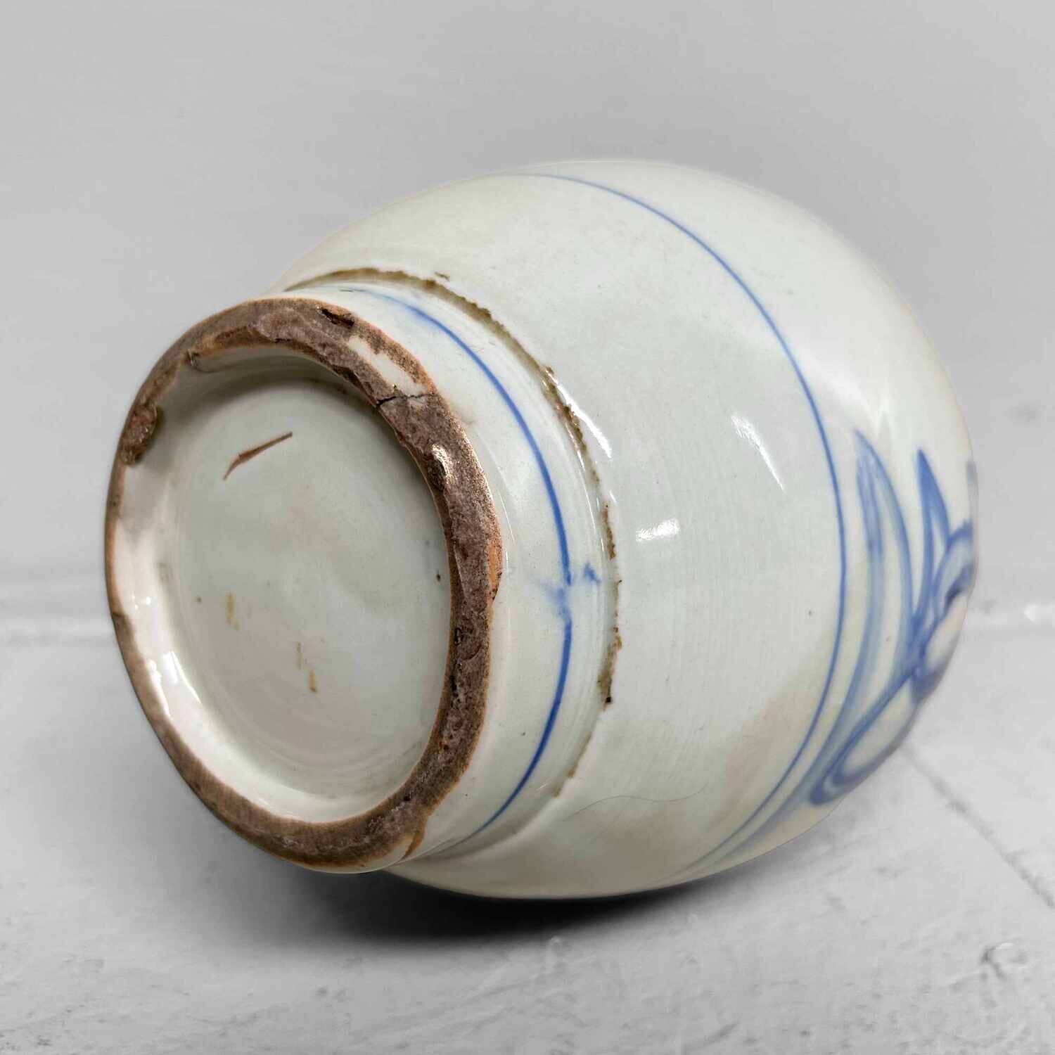 Porseleinen Tokkuri Sake Ko-Imari 古伊万里焼 Meiji Japan