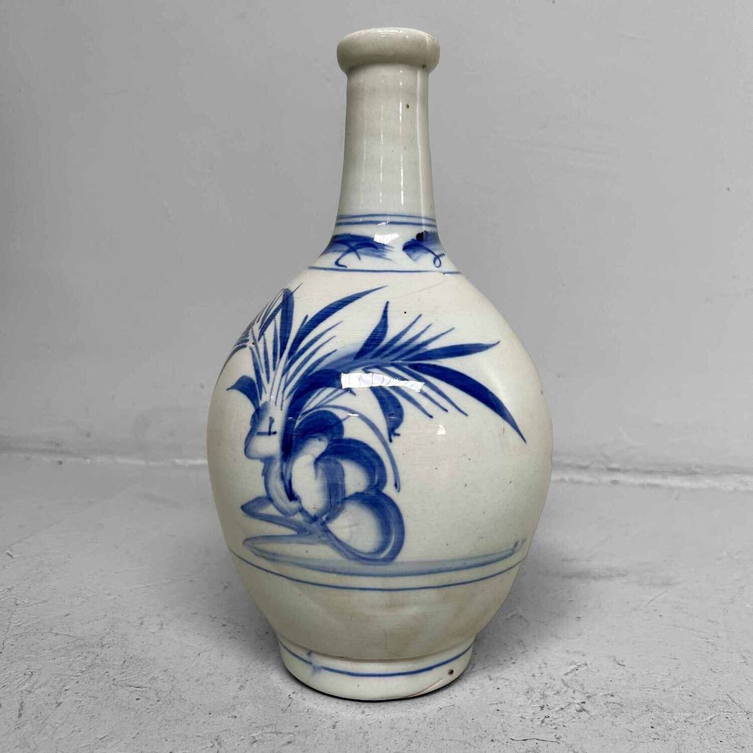 Porseleinen Tokkuri Sake Ko-Imari 古伊万里焼 Meiji Japan