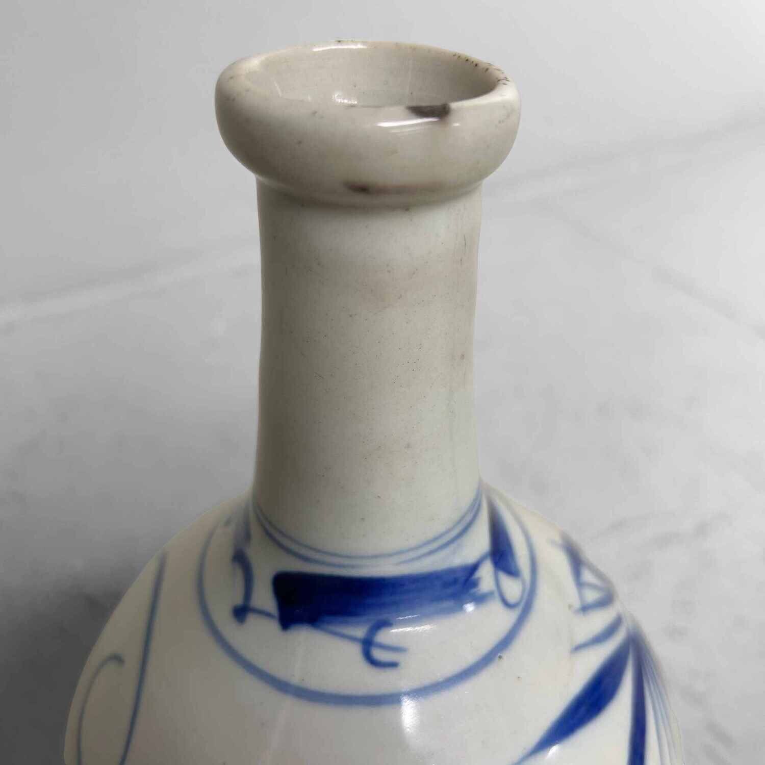 Porseleinen Tokkuri Sake Ko-Imari 古伊万里焼 Meiji Japan