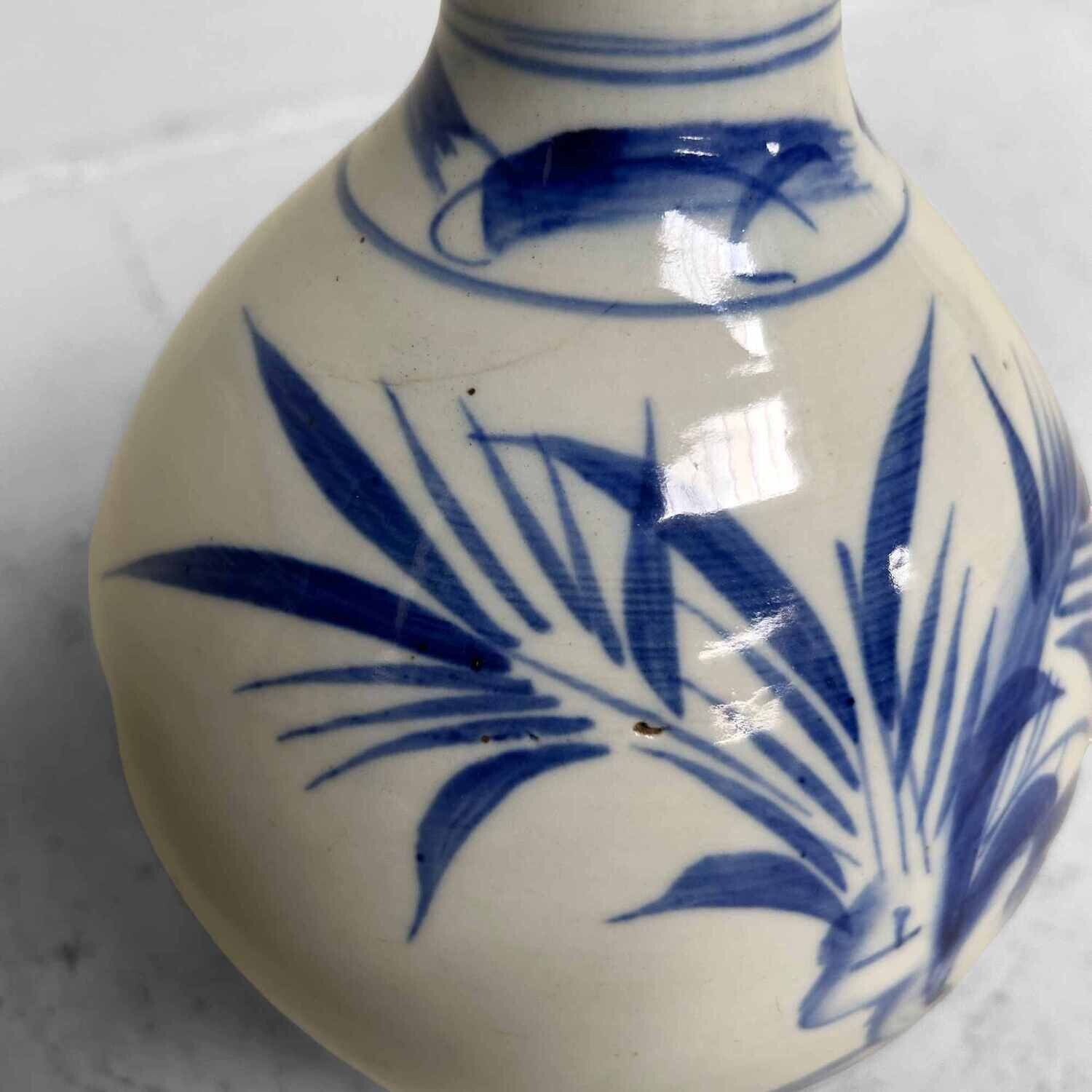 Porseleinen Tokkuri Sake Ko-Imari 古伊万里焼 Meiji Japan