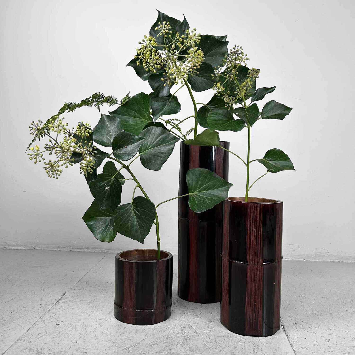 Mid Century Bamboo Ikebana Set , Circa 1950s, Japan