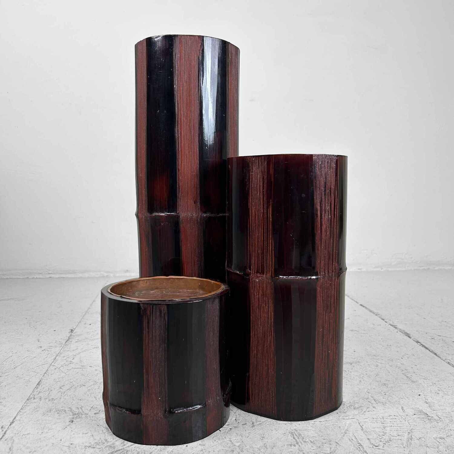 Mid Century Bamboo Ikebana Set , Circa 1950s, Japan