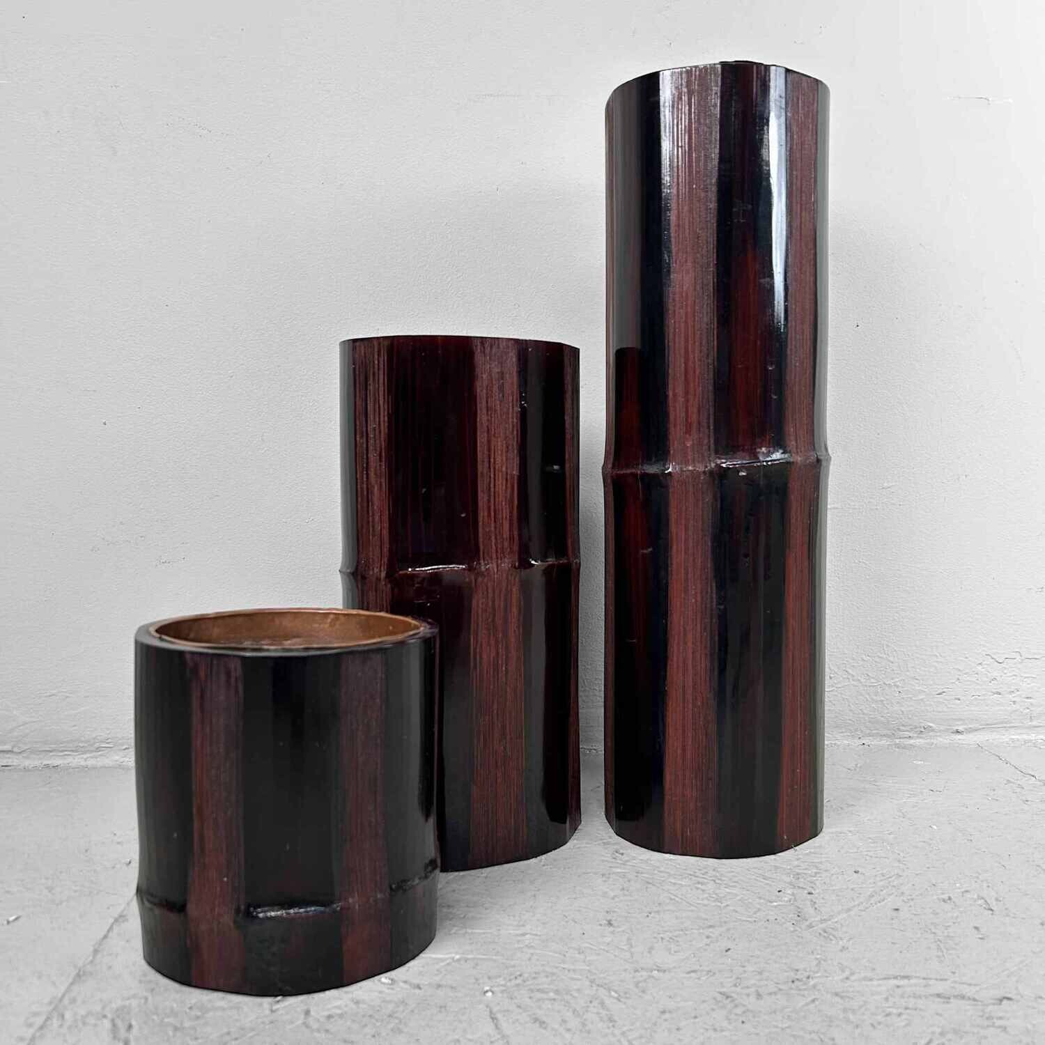 Mid Century Bamboo Ikebana Set , Circa 1950s, Japan