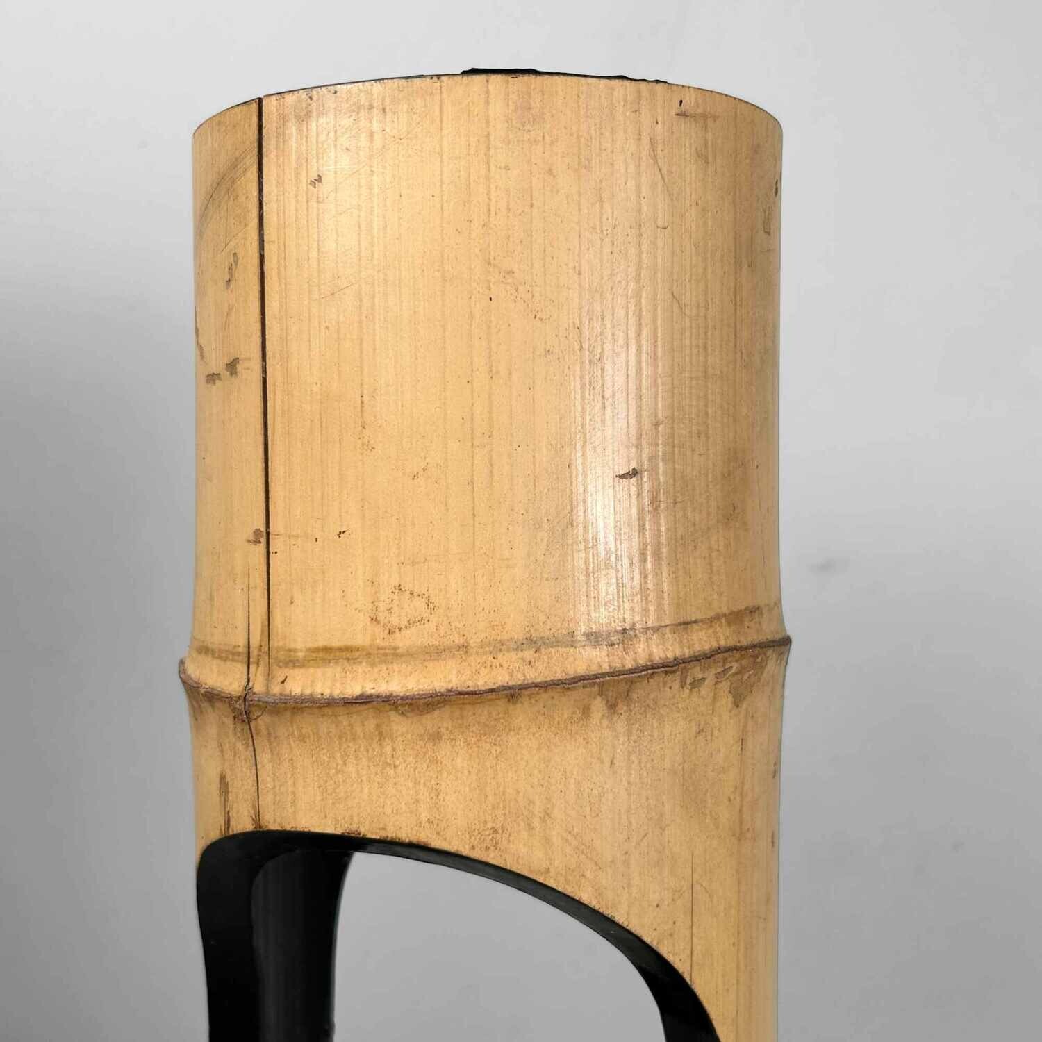 Mid Century Bamboo Ikebana 'Ni-Ju-Giri' Vase, Circa 1950s, Japan