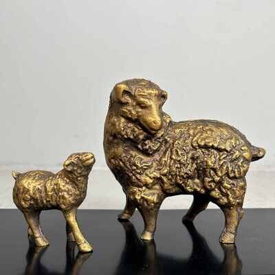Japanese Copper Statues from Takaoka, Japan, 1970s.