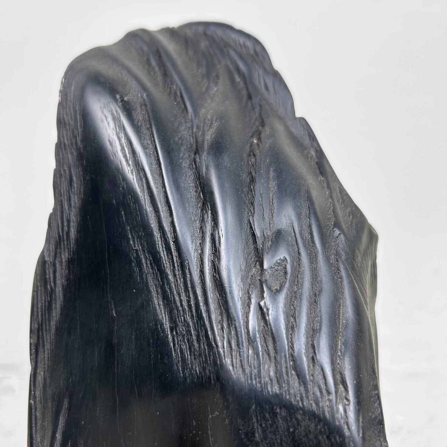 Mid Century "Nachi-guro ishi" (那智黒石) decoratie, jaren '50.